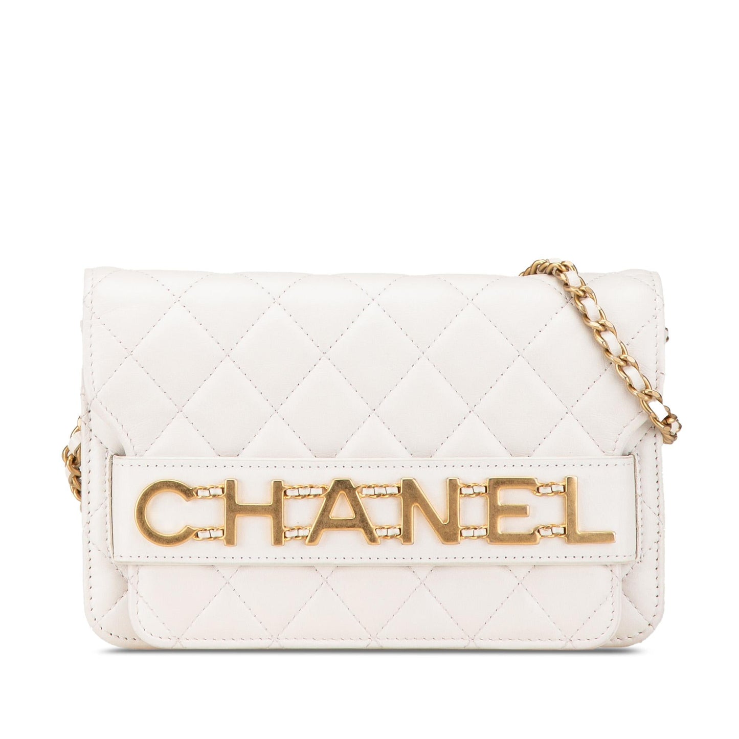 Chanel Calfskin Enchained Flap on Wallet Case