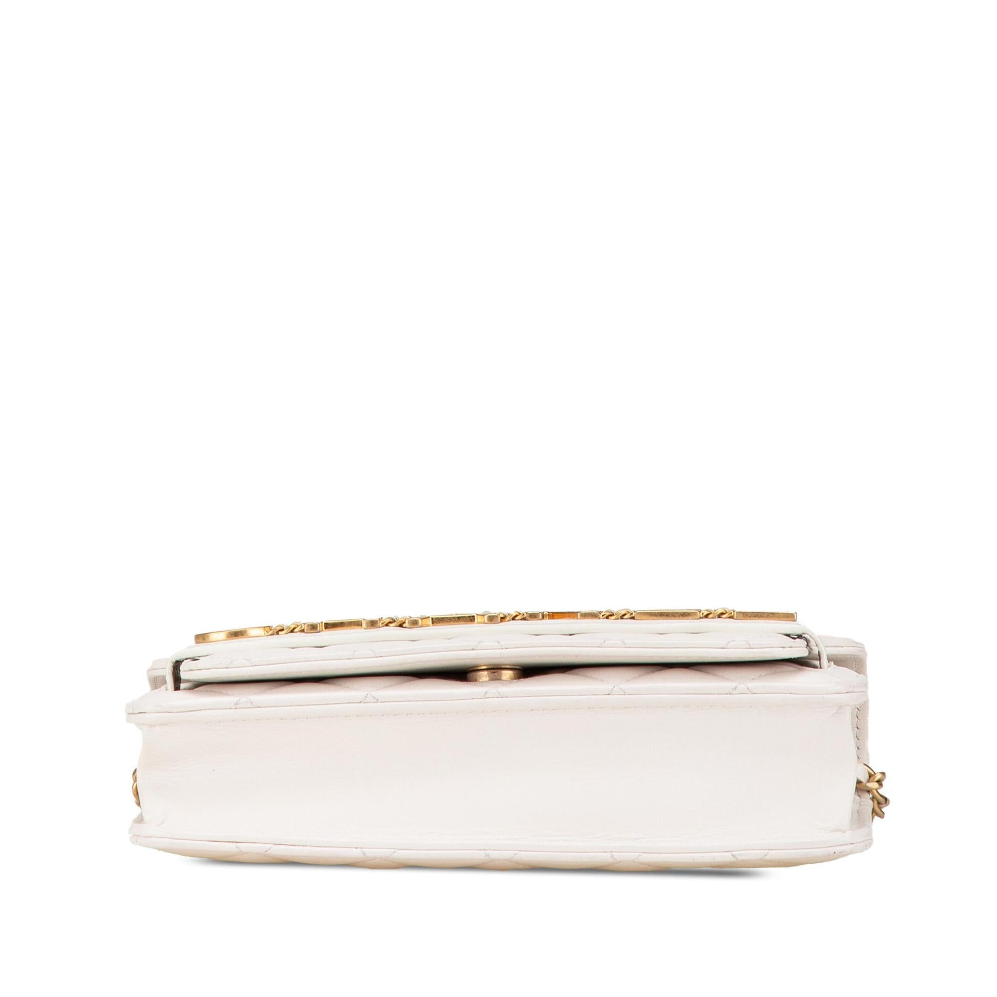 Chanel Calfskin Enchained Flap on Wallet Case Chain 1