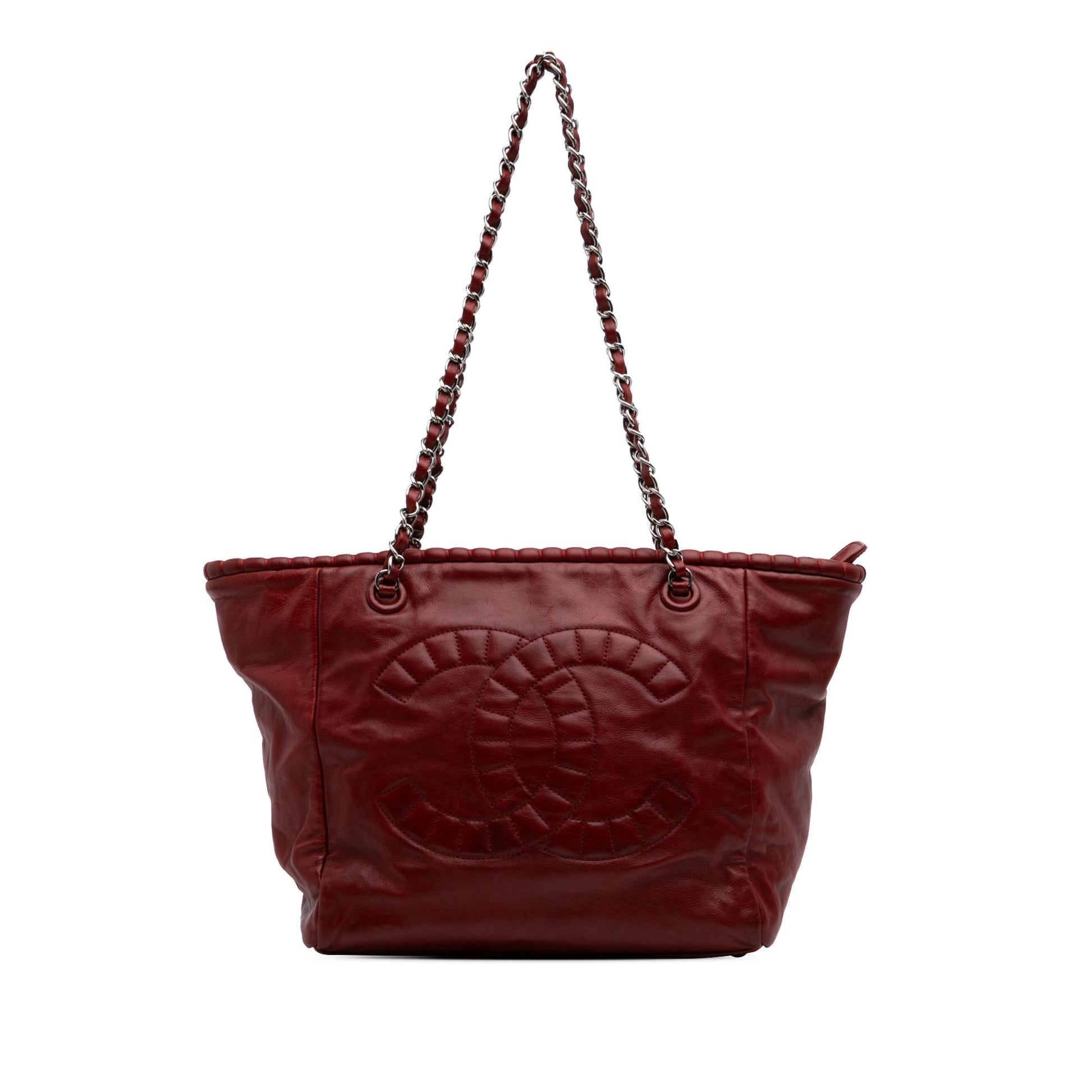 Chanel Calfskin On Bund Tote Bag