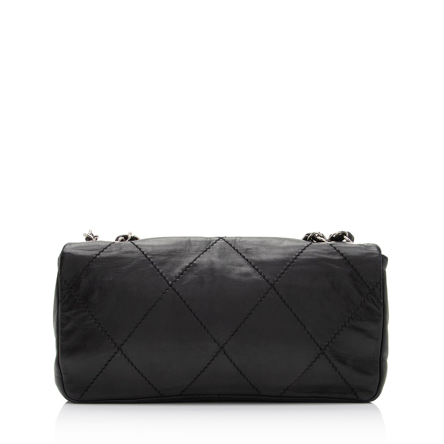 Chanel Calfskin Oversized Quilted CC Flap SHF-FRyV1T Small Shoulder Bag