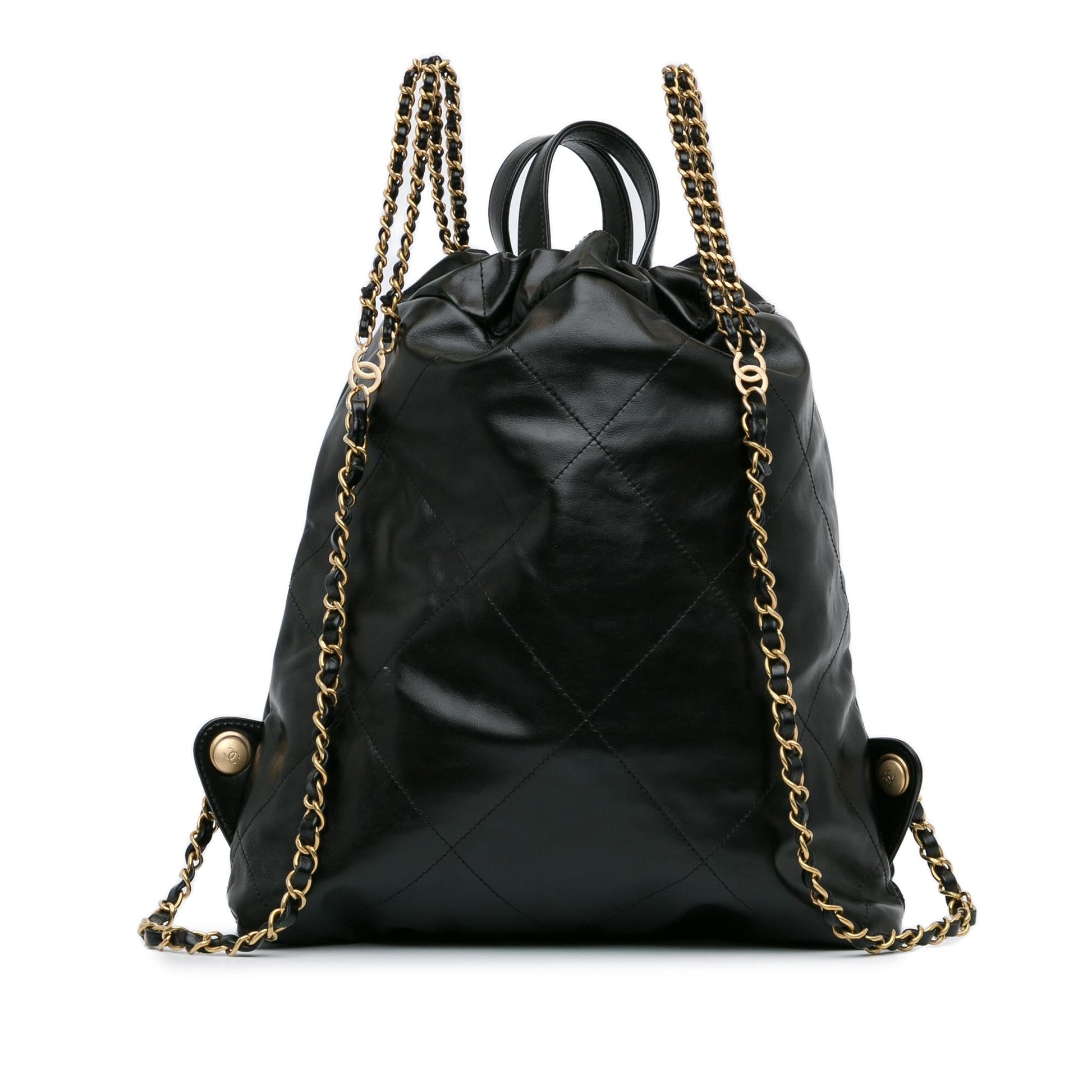 Chanel Calfskin Quilted 22 Backpack SHG-TXZEKc
