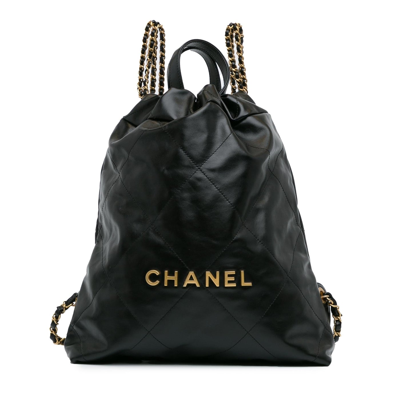 Chanel Calfskin Quilted 22 Backpack SHG-TXZEKc