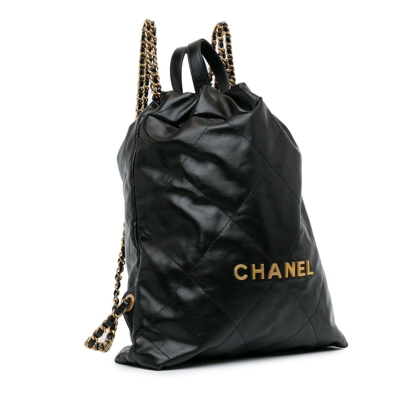 Chanel Calfskin Quilted 22 Backpack SHG-TXZEKc