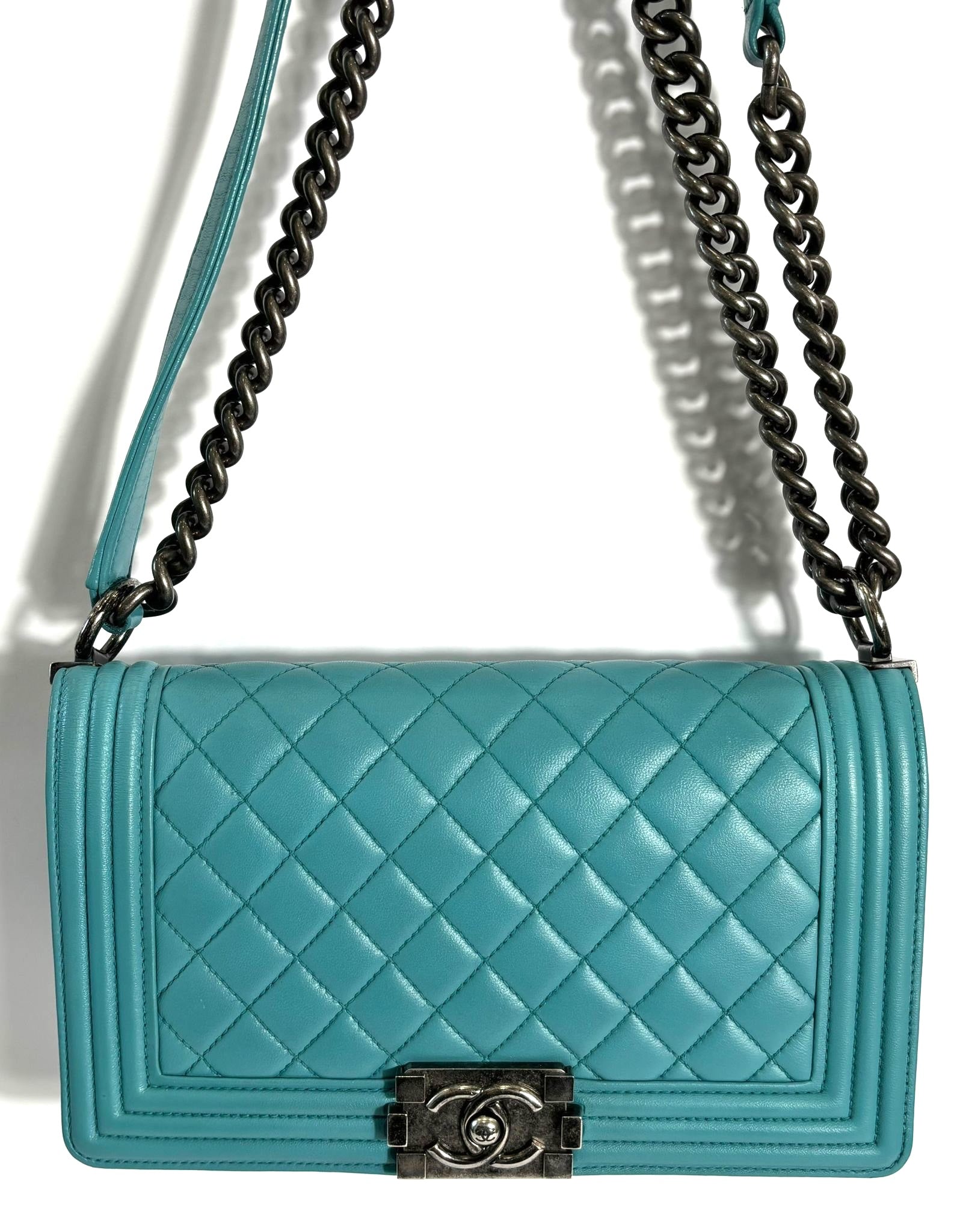 Chanel CALFSKIN QUILTED BOY FLAP Shoulder Bag Flap Bag