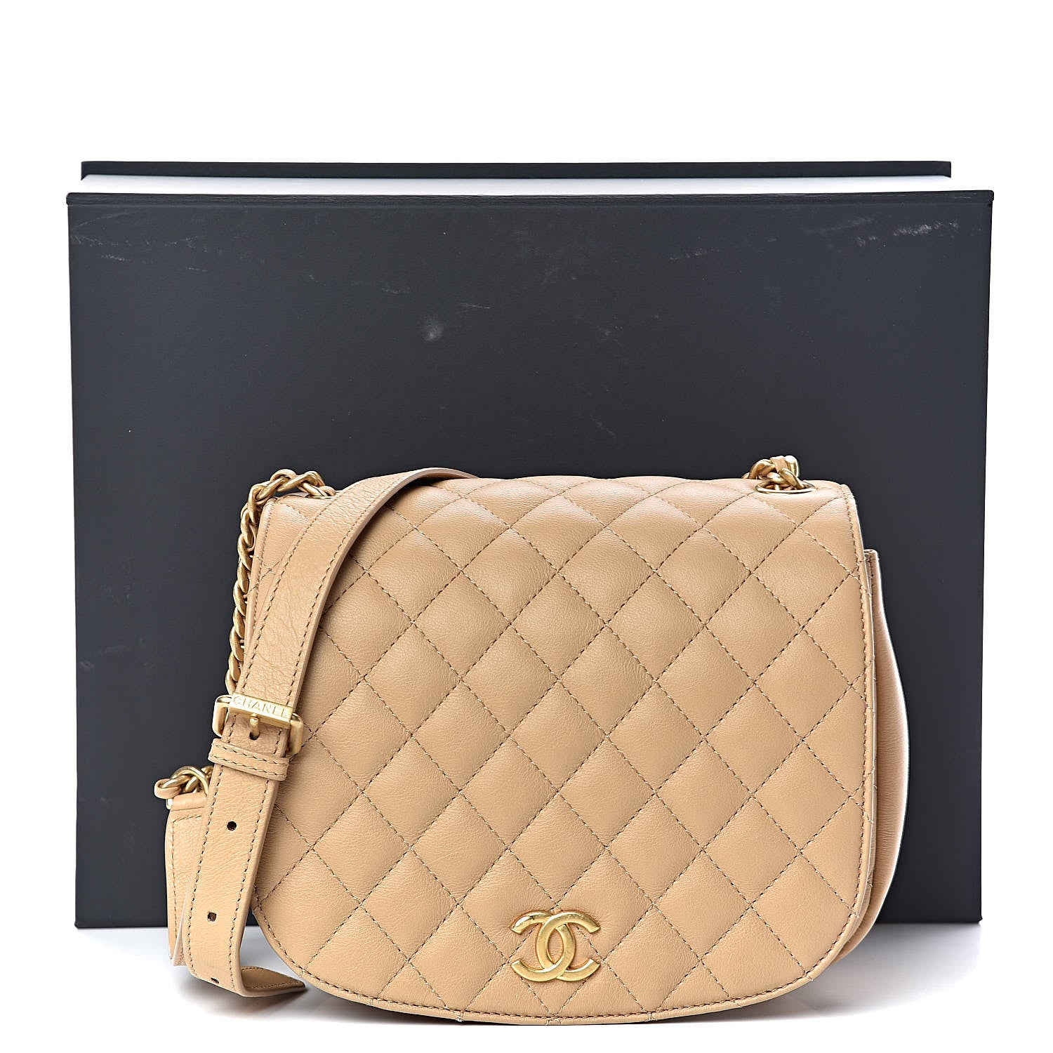 Chanel CALFSKIN QUILTED FLAP Leather Shoulder Bag