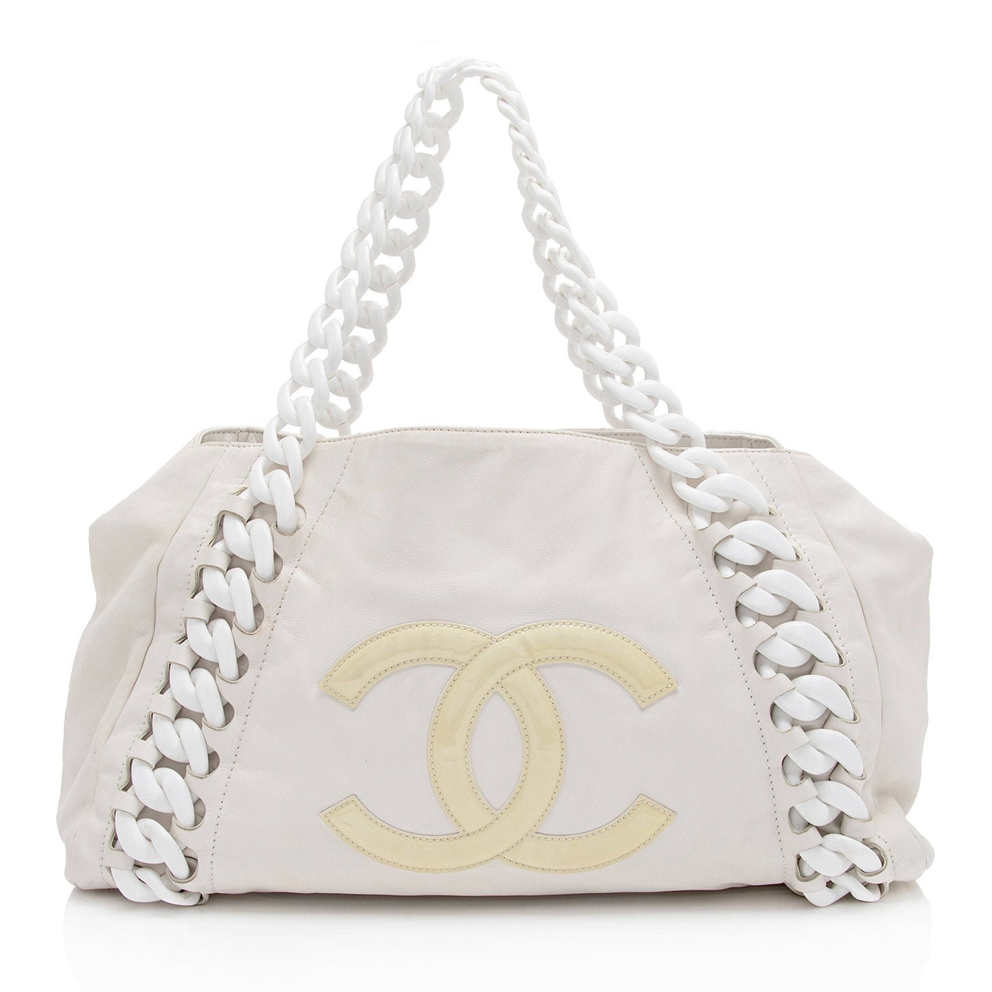 Chanel Calfskin Modern CC SHF-ovDAqu Tote Bag