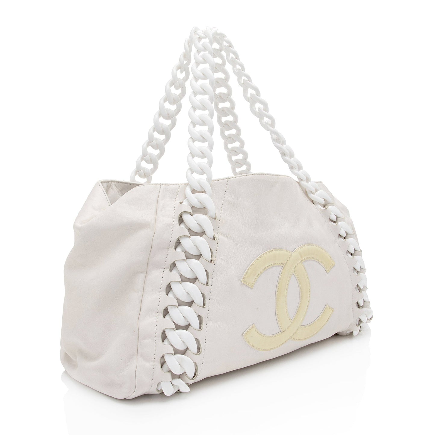 Chanel Calfskin Modern CC SHF-ovDAqu Tote Bag