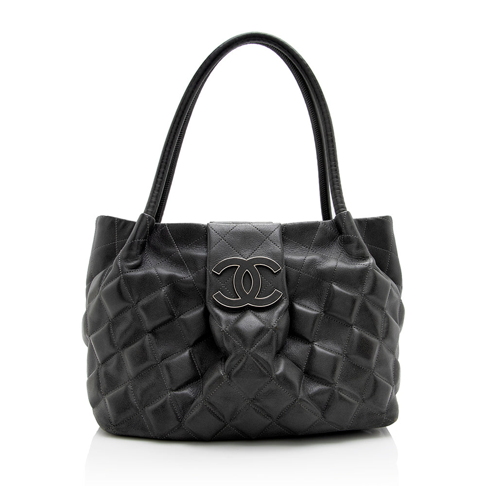 Chanel Calfskin Sloane SHF Small Tote Bag