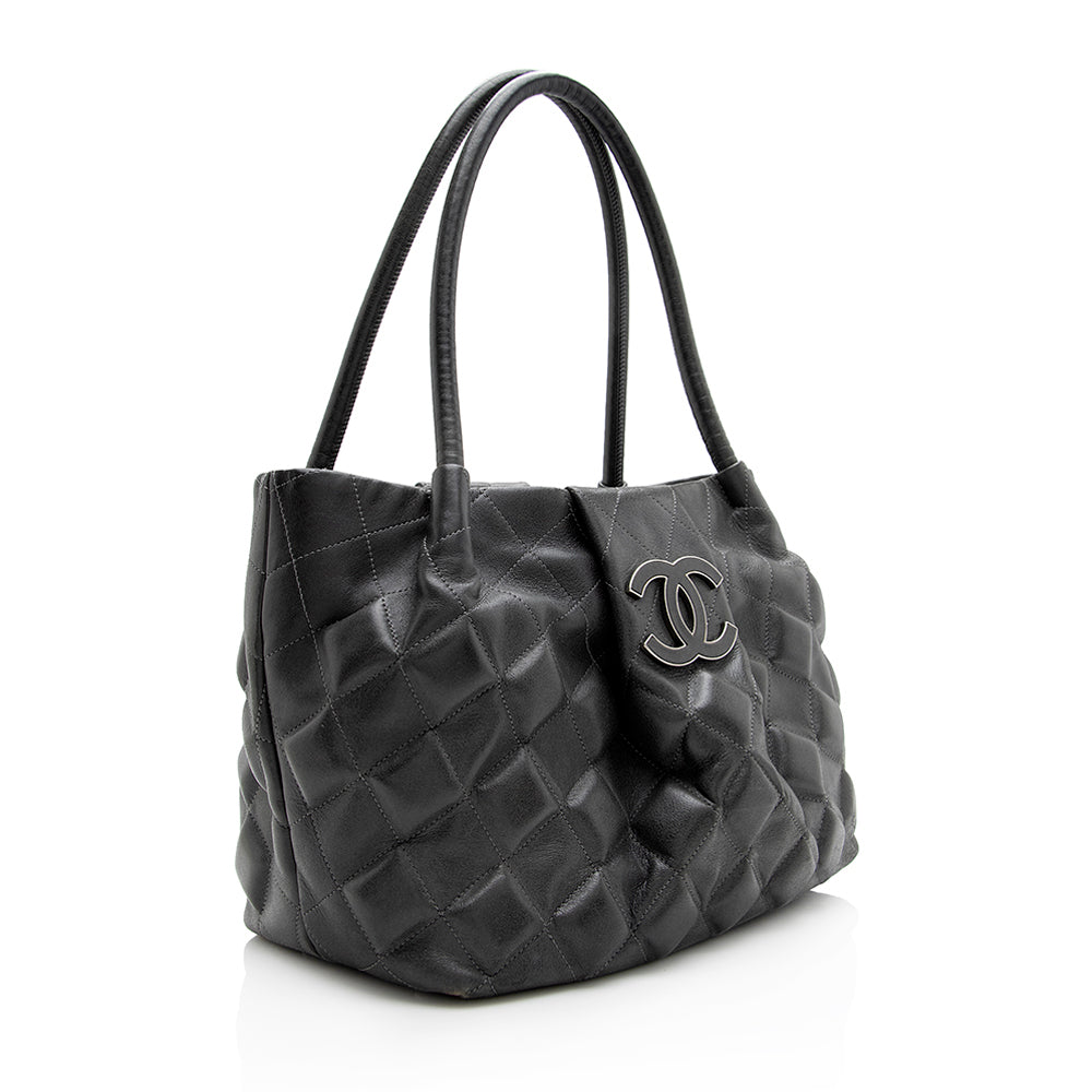 Chanel Calfskin Sloane SHF Small Tote Bag