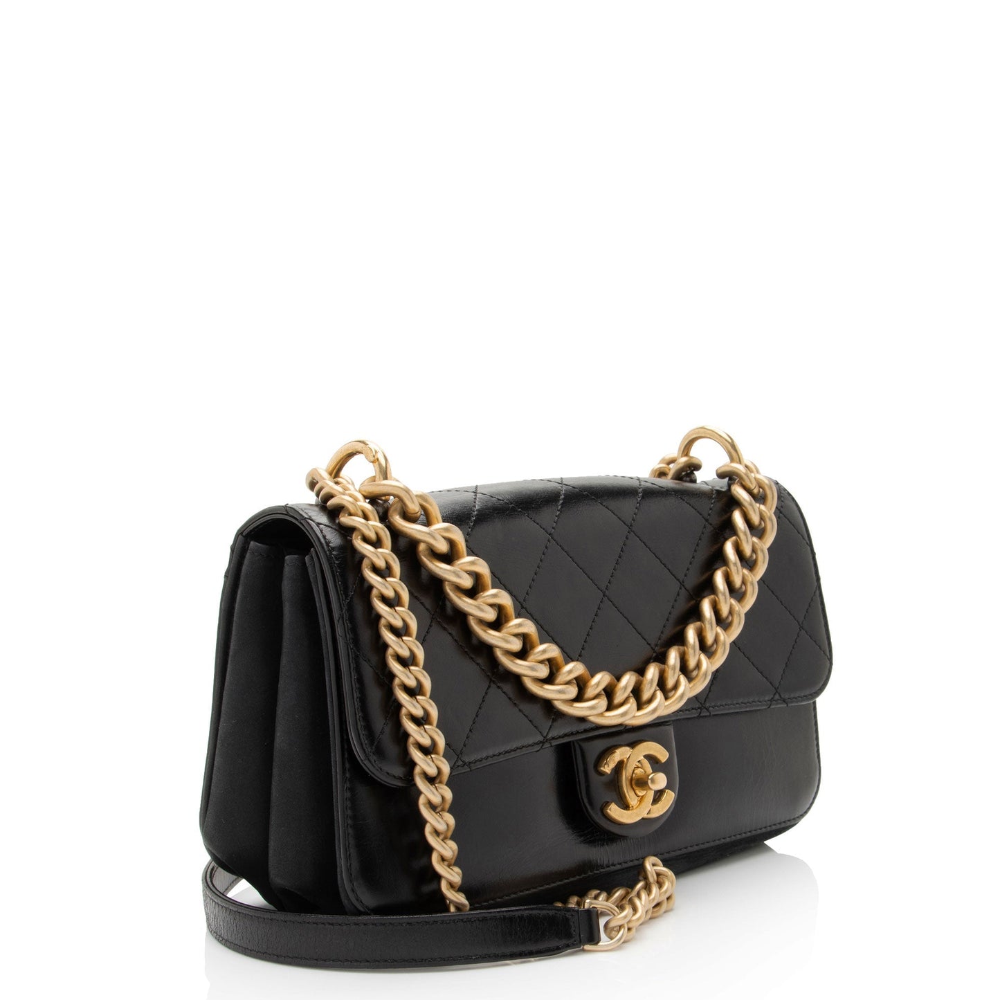 Chanel Calfskin Straight Line Flap SHF-6VRqD4 Small Shoulder Bag