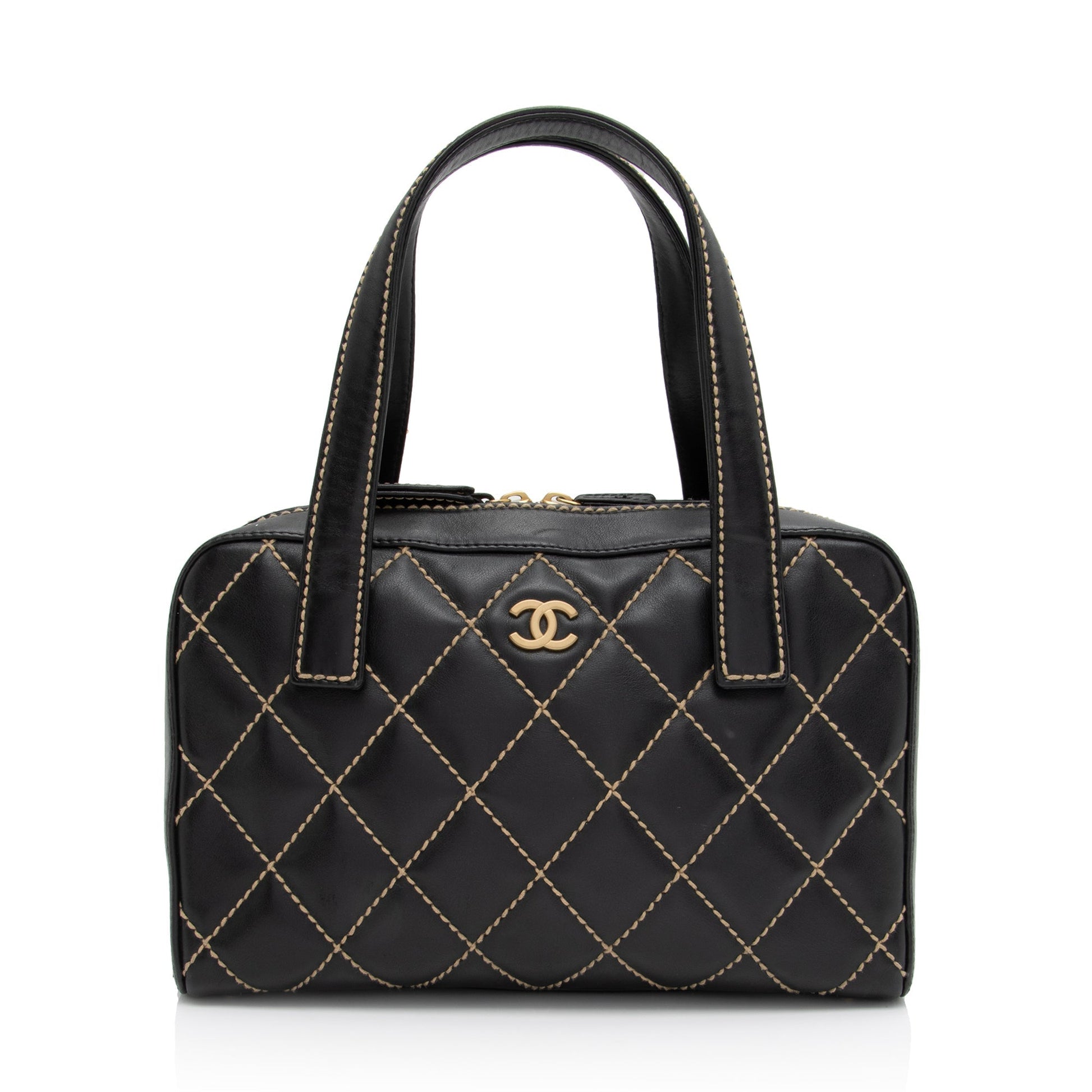Chanel Calfskin Surpique Satchel SHF-O6gojx Satchel Bag