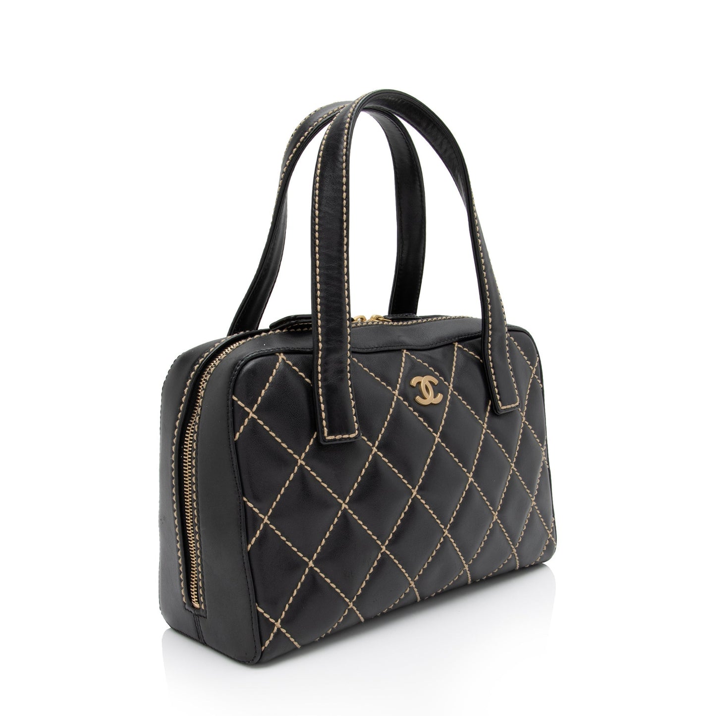 Chanel Calfskin Surpique Satchel SHF-O6gojx Satchel Bag