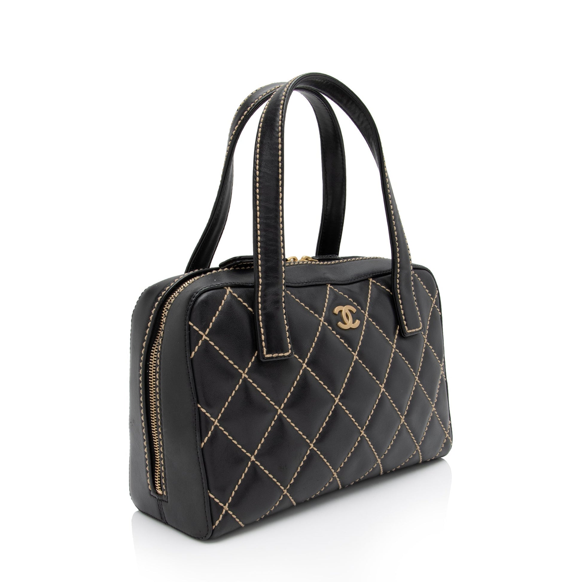 Chanel Calfskin Surpique Satchel SHF-O6gojx Satchel Bag