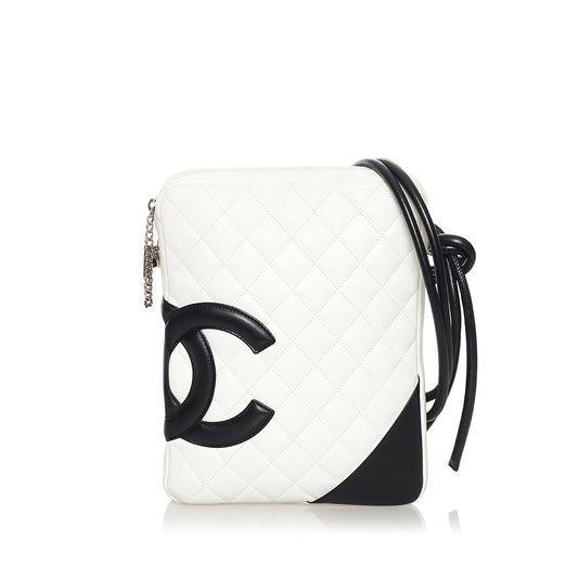 Chanel Cambon Ligne Lambskin SHG Leather Crossbody Bag