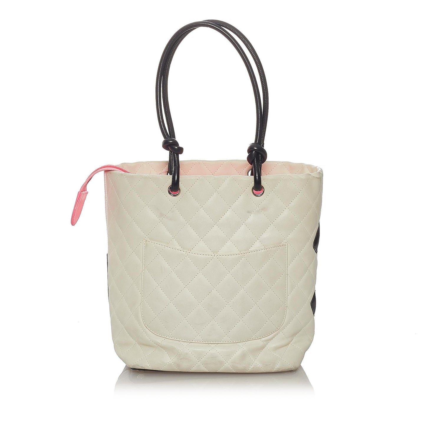 Chanel Cambon Ligne Lambskin SHG Leather Tote Bag