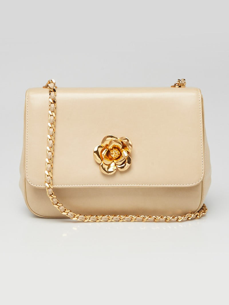 Chanel Camellia Evening Purse Handbag