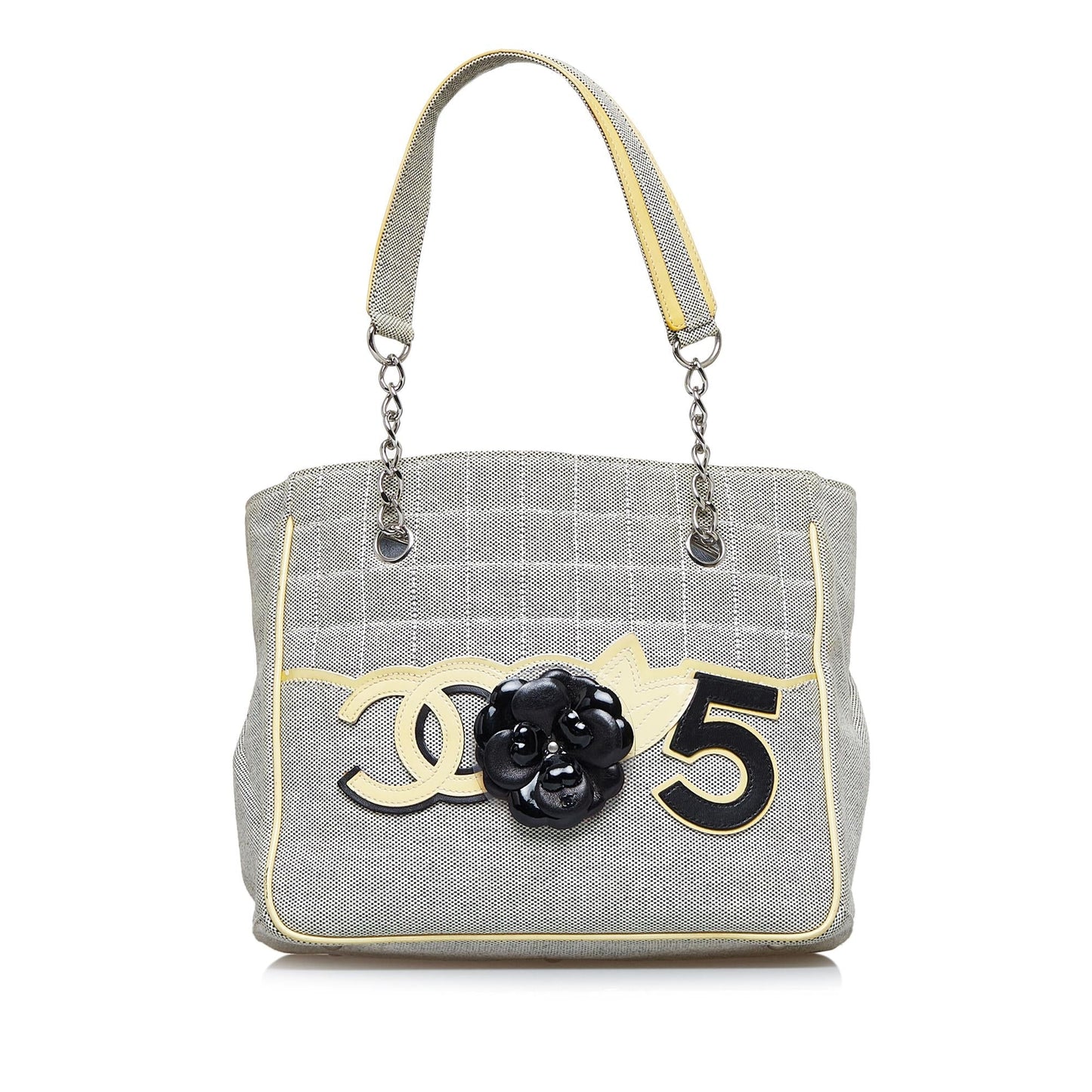 Chanel Camellia CC Choco Bar No. 5 Shoulder Bag