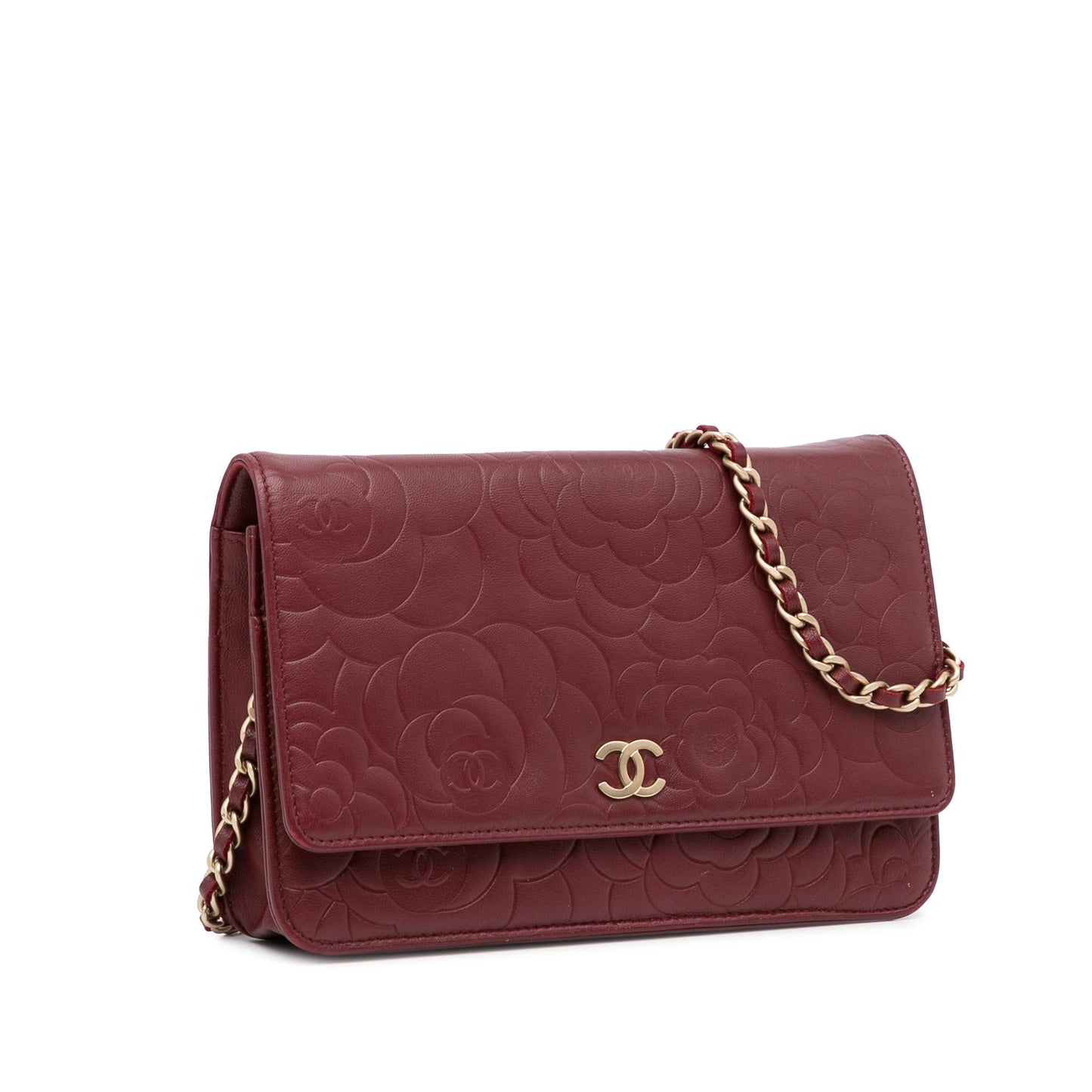 Chanel Camellia CC On SHG-HpTlgX Wallet Case
