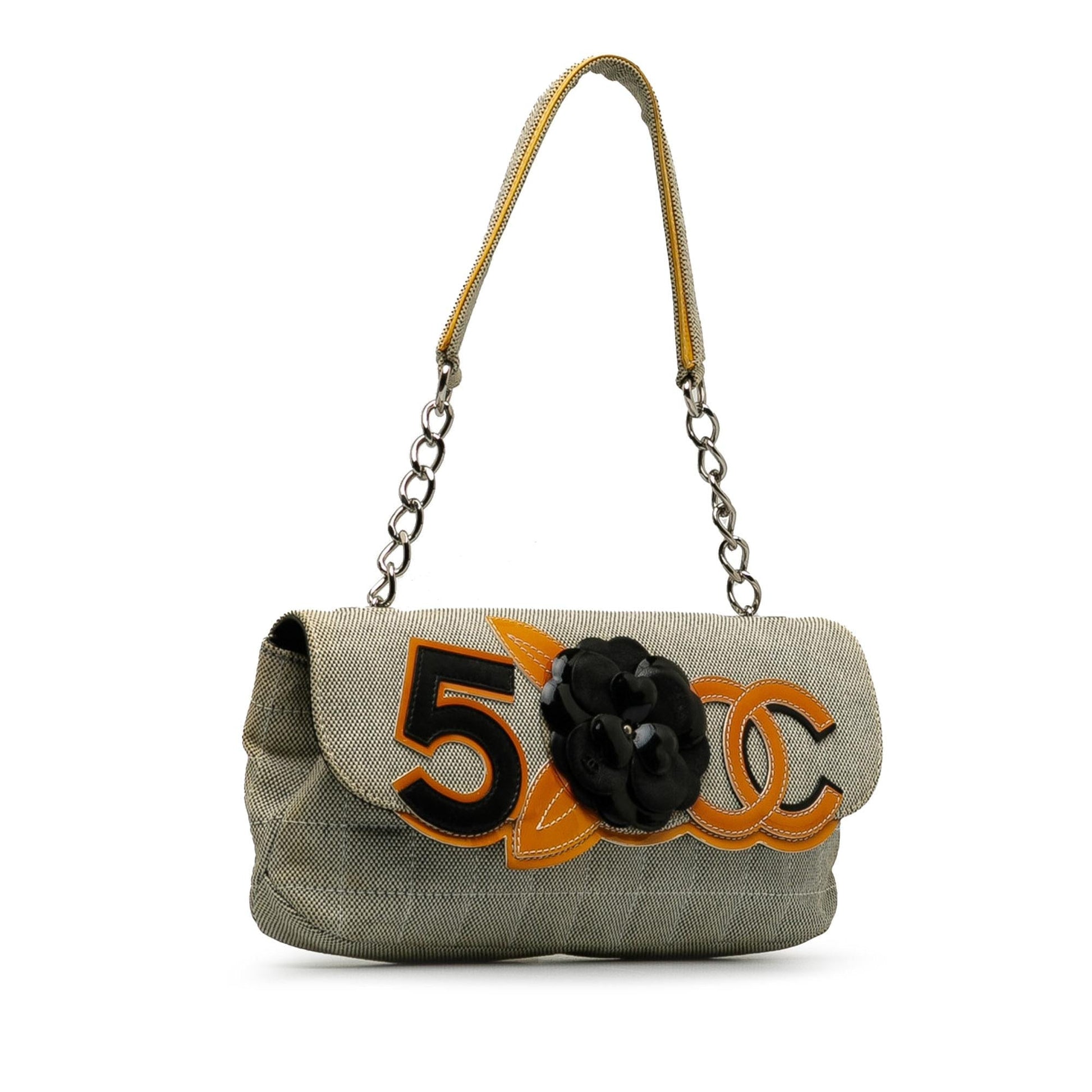 Chanel Camellia Cc No. 5 Baguette (SHG-5NQ i)