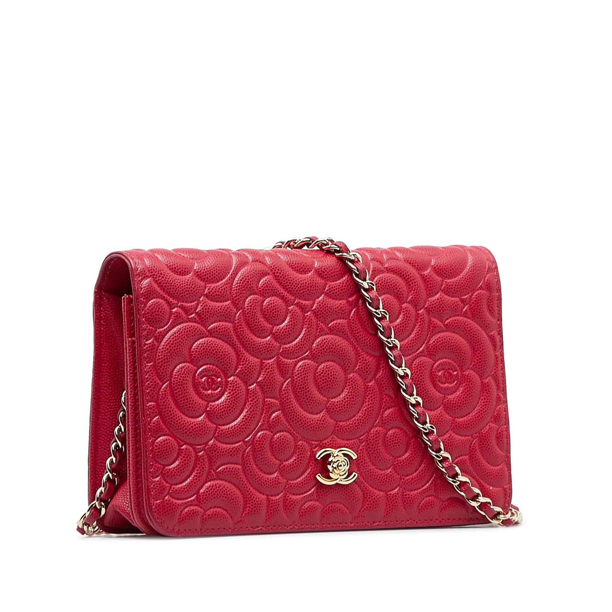 Chanel Camellia On SHG-5X0v3l Wallet Case