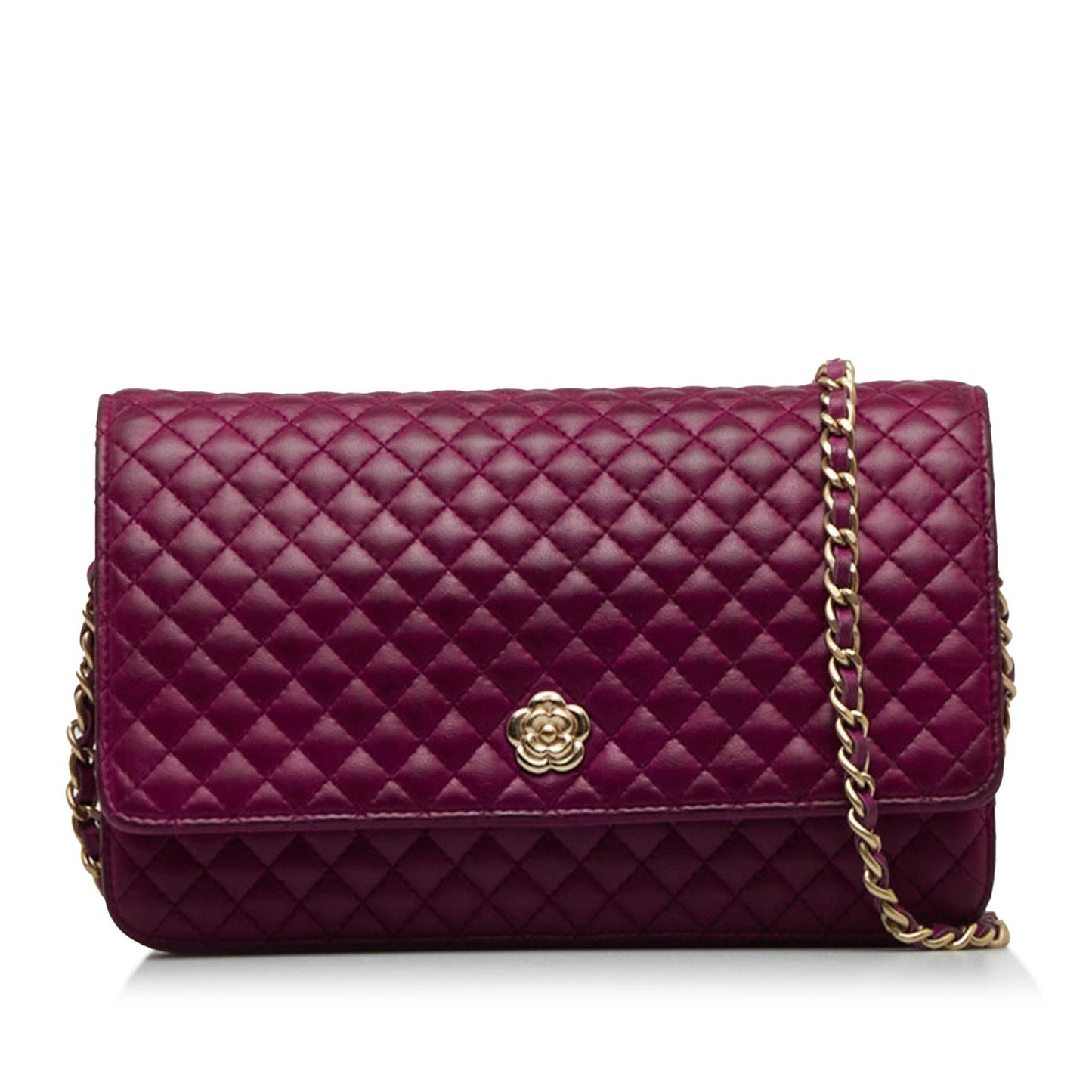 Chanel Camellia On Wallet Case