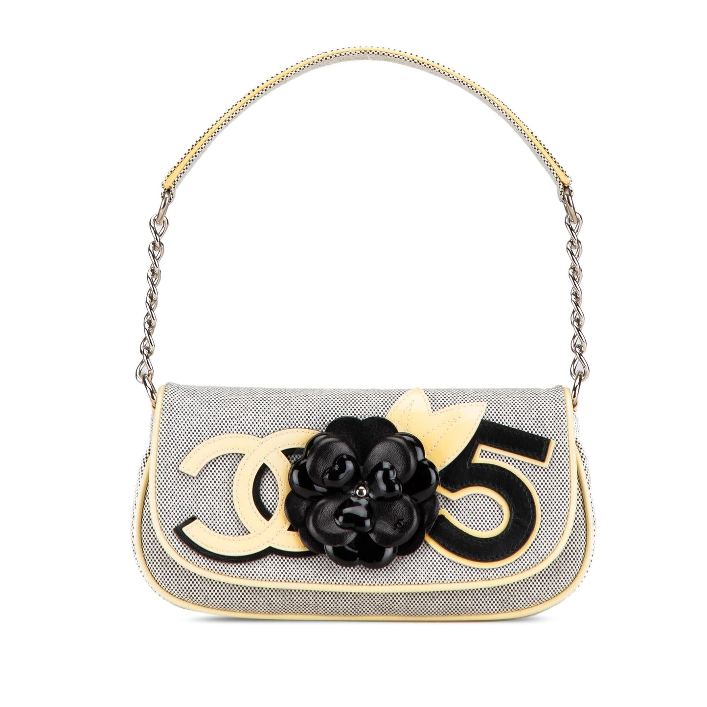 Chanel Camellia CC No. 5 SHG-SFusP9 Canvas Shoulder Bag