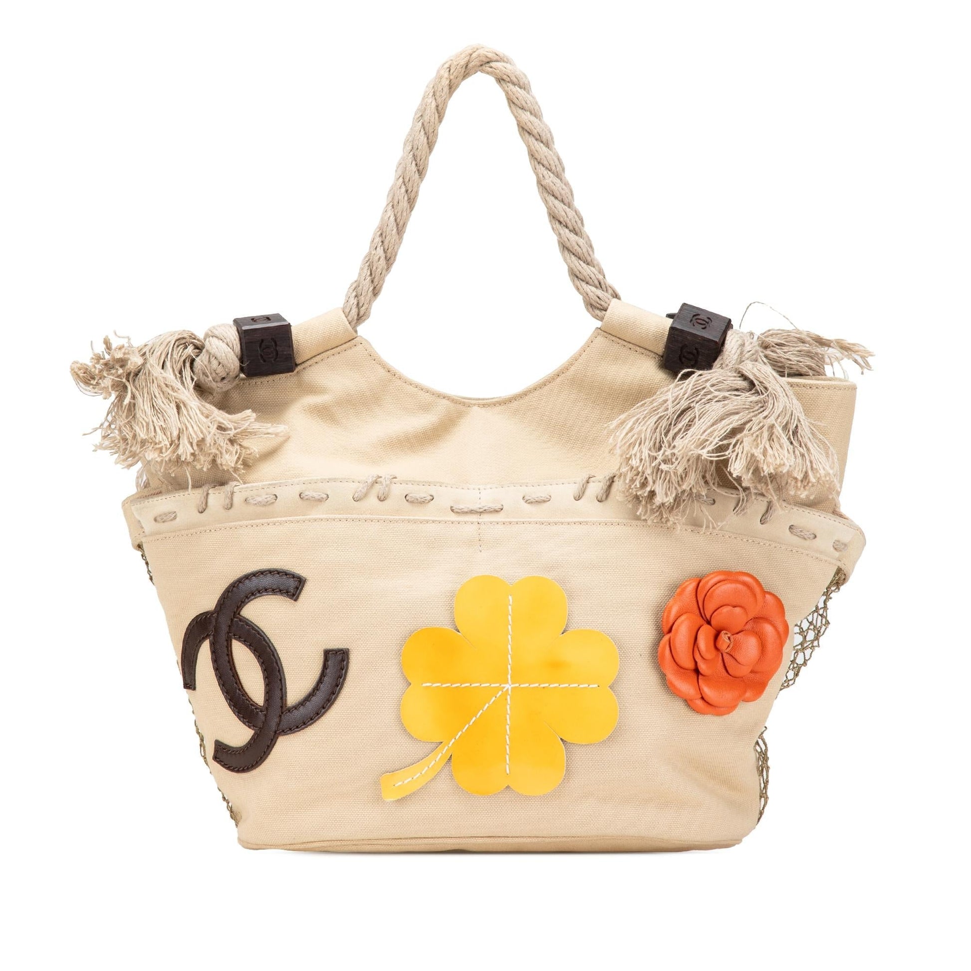 Chanel Cruise Rope Cabas Canvas Tote Bag
