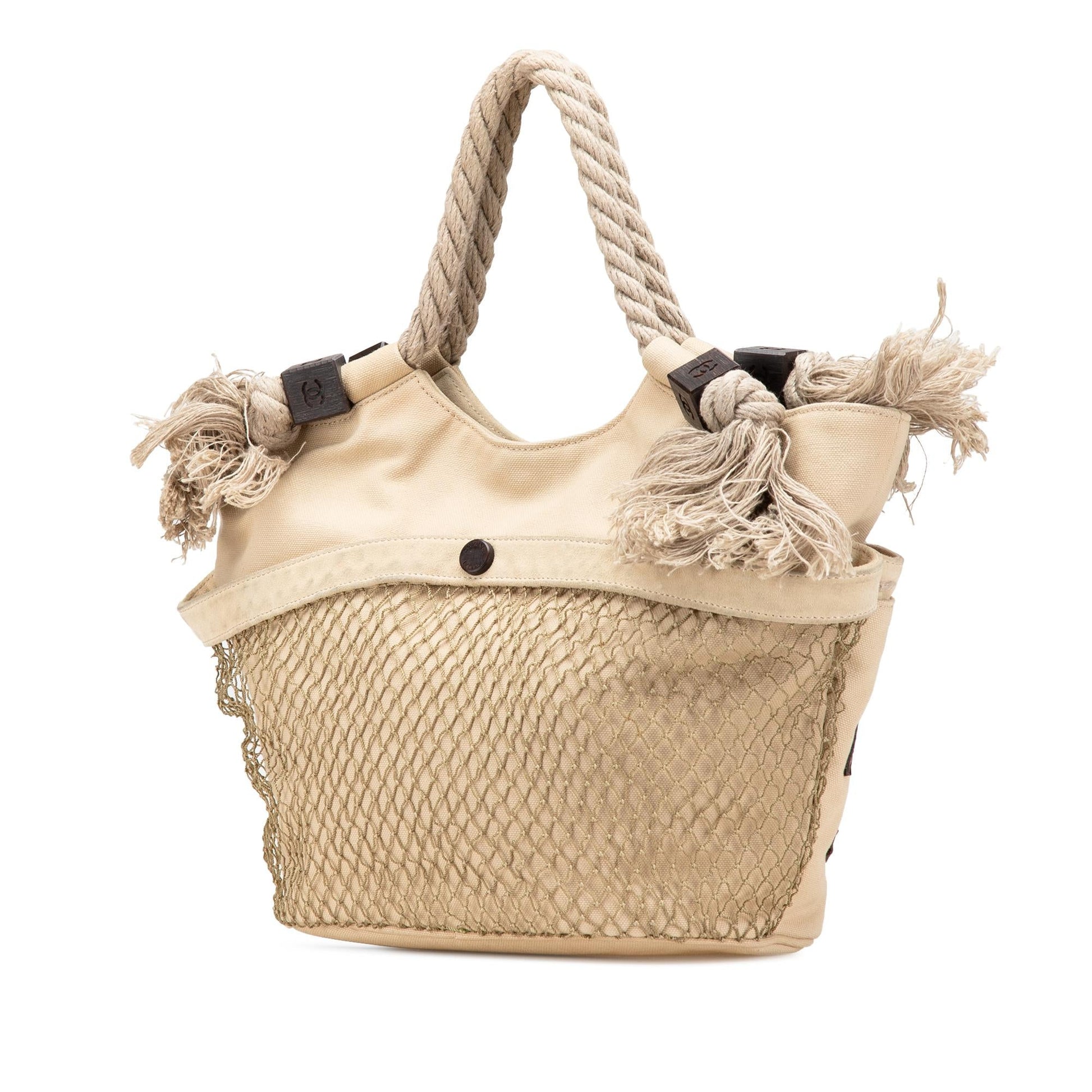 Chanel Cruise Rope Cabas Canvas Tote Bag