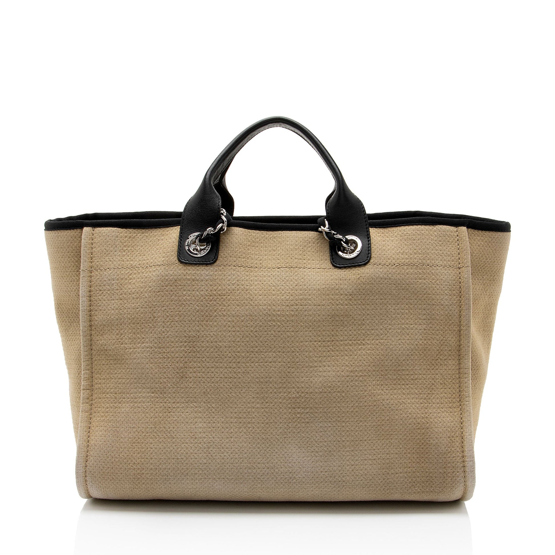 Chanel Deauville SHF-SYyjAd Canvas Tote Bag