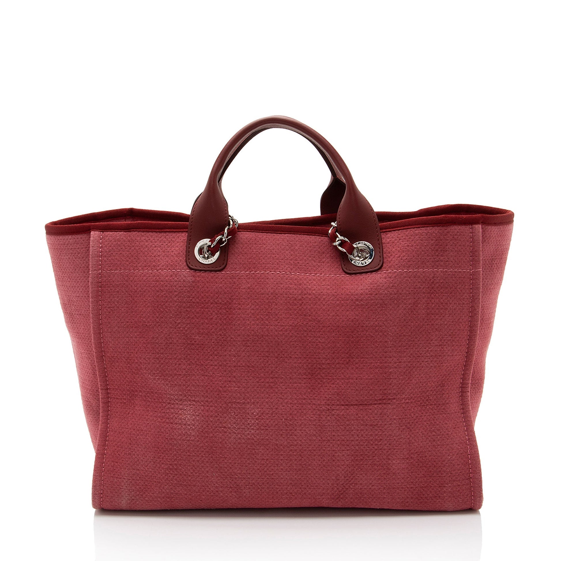 Chanel Deauville Canvas Tote Bag