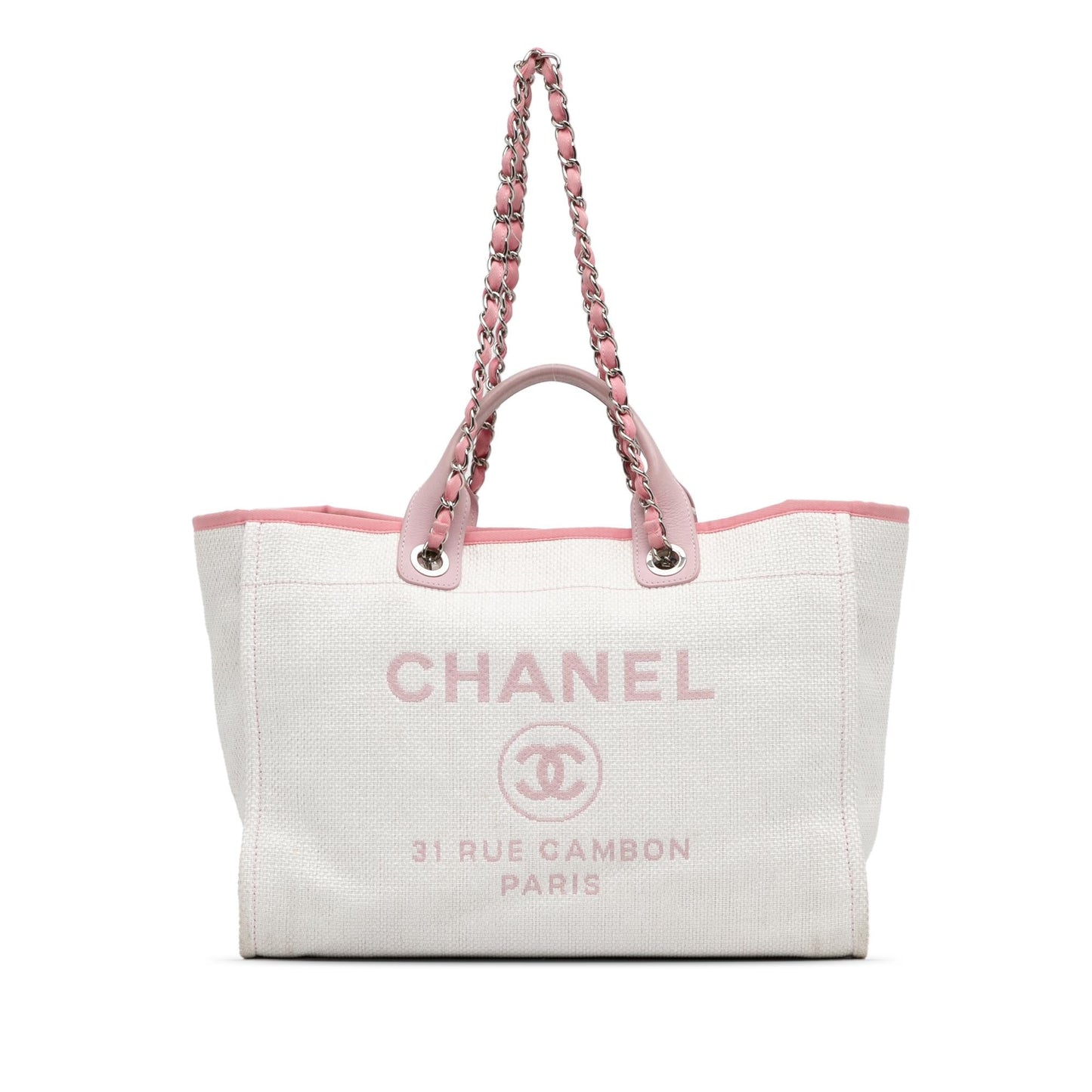Chanel Deauville Satchel SHG-mwl0mY Canvas Satchel Bag