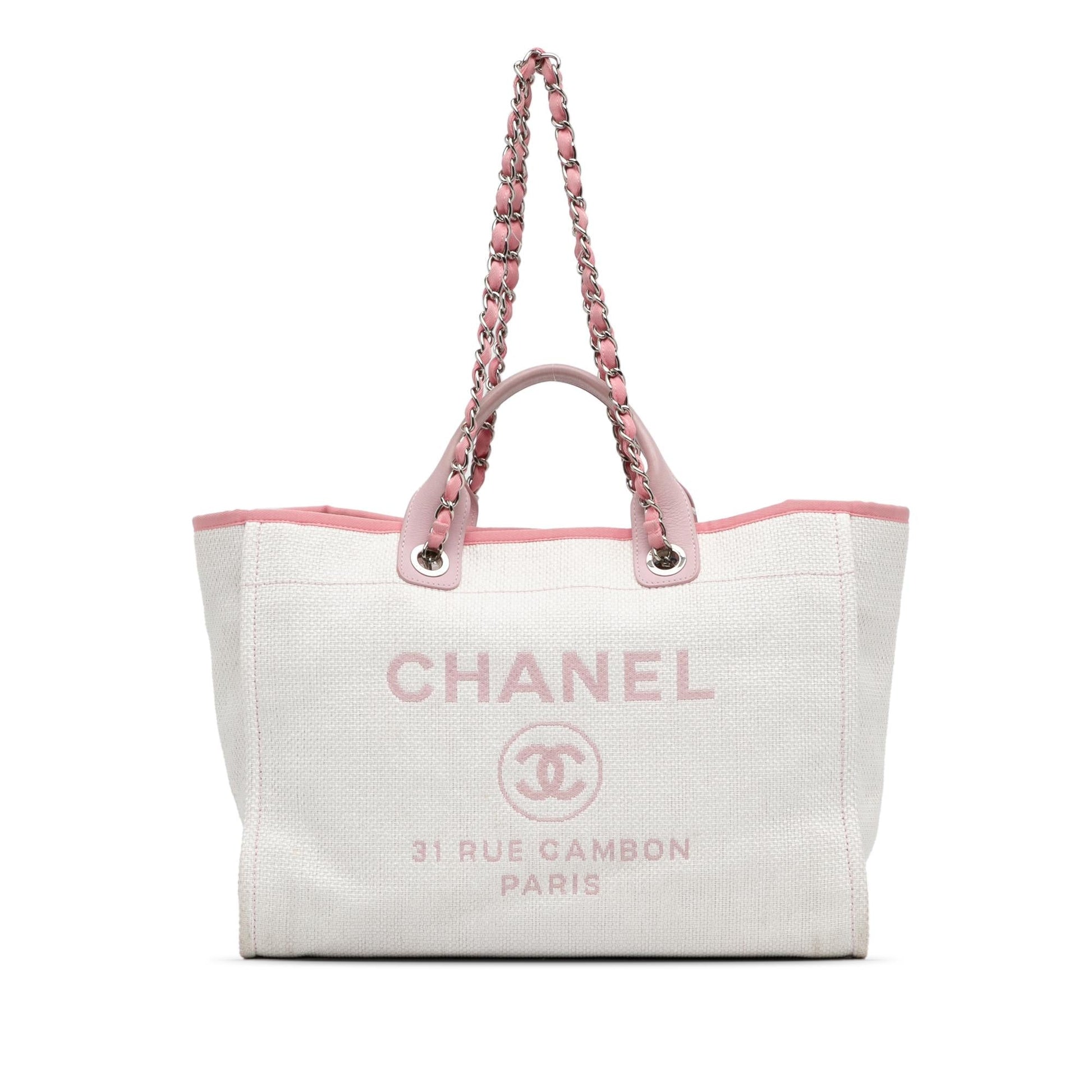 Chanel Deauville Satchel SHG-mwl0mY Canvas Satchel Bag