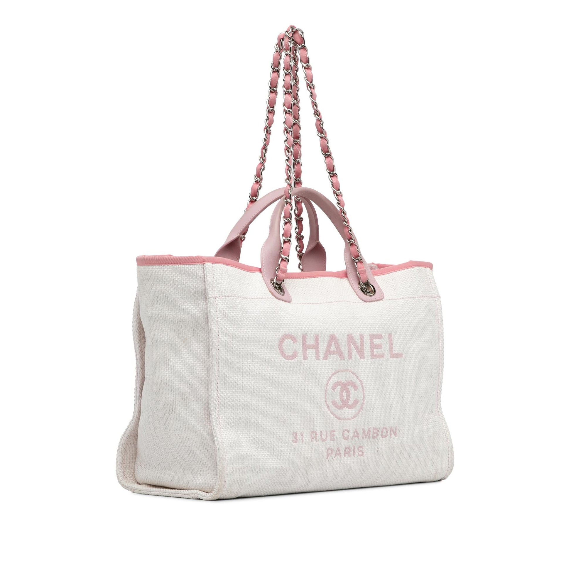 Chanel Deauville Satchel SHG-mwl0mY Canvas Satchel Bag