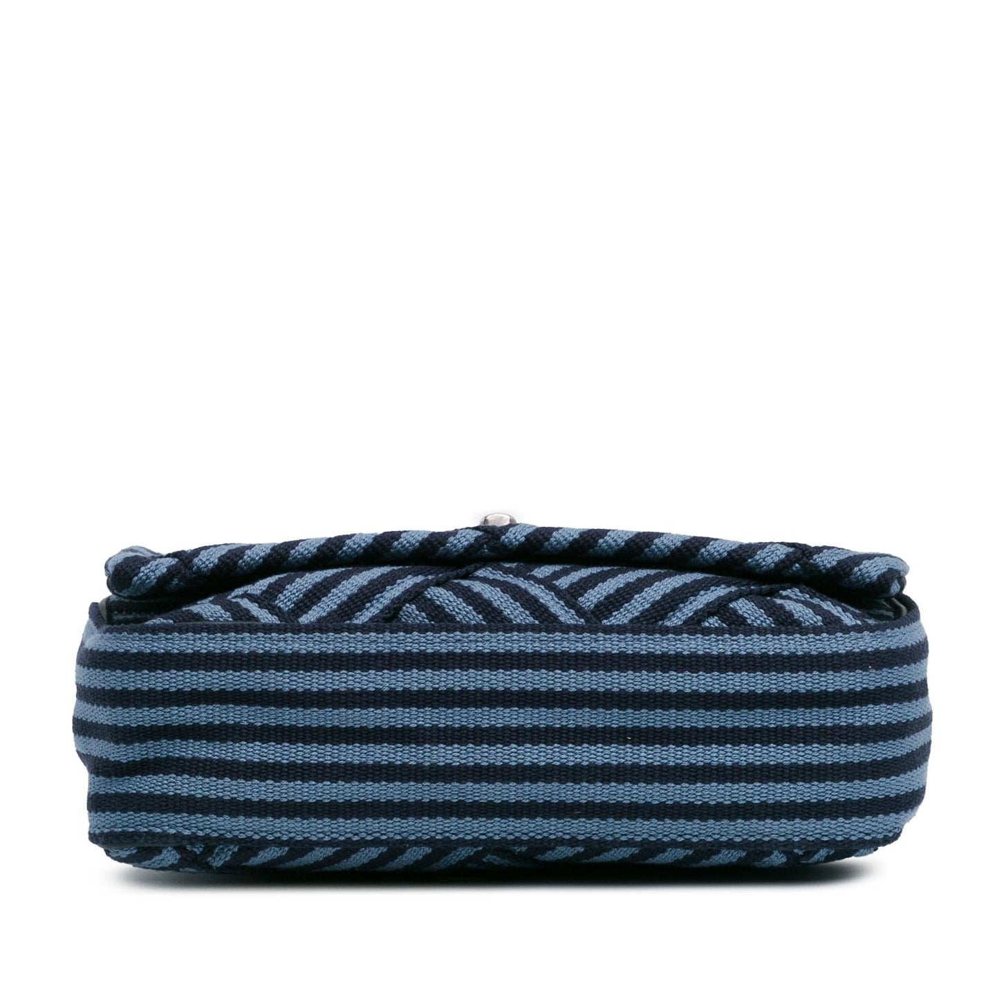 Chanel Canvas Stripe Flap Bag (SHG-V4iS5g)
