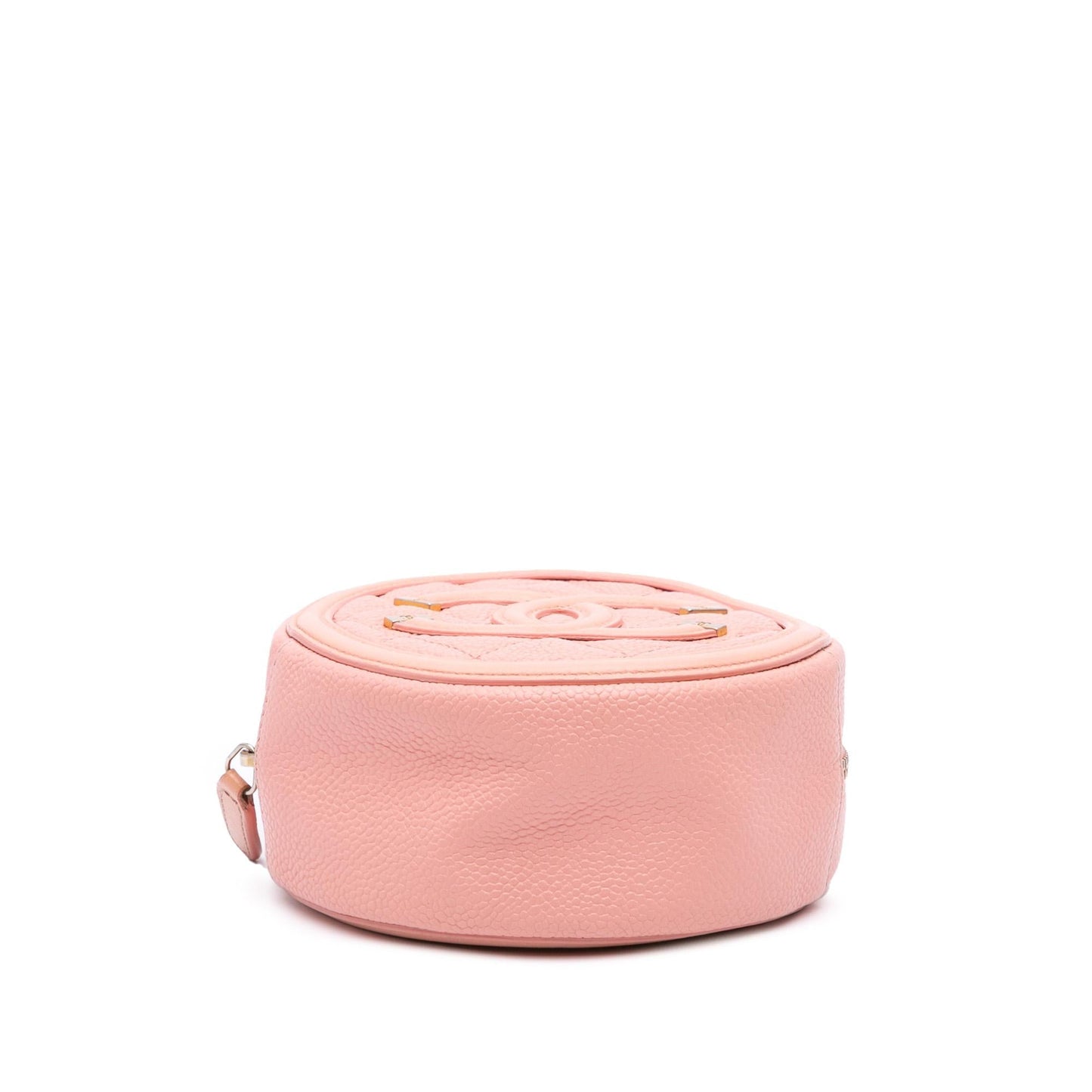 Chanel Caviar CC Filigree Round Crossbody Bag Crossbody 4