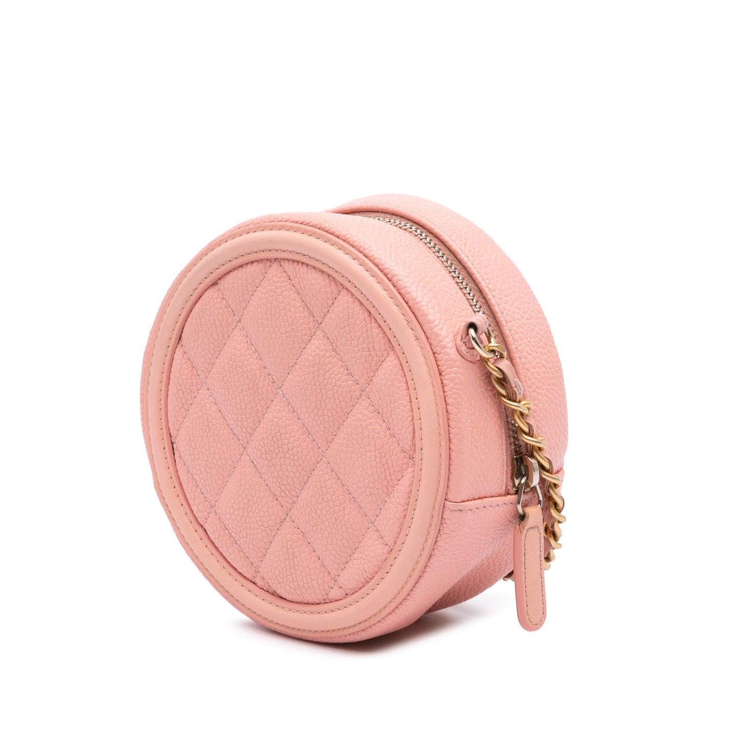 Chanel Caviar CC Filigree Round Crossbody Bag Crossbody 4