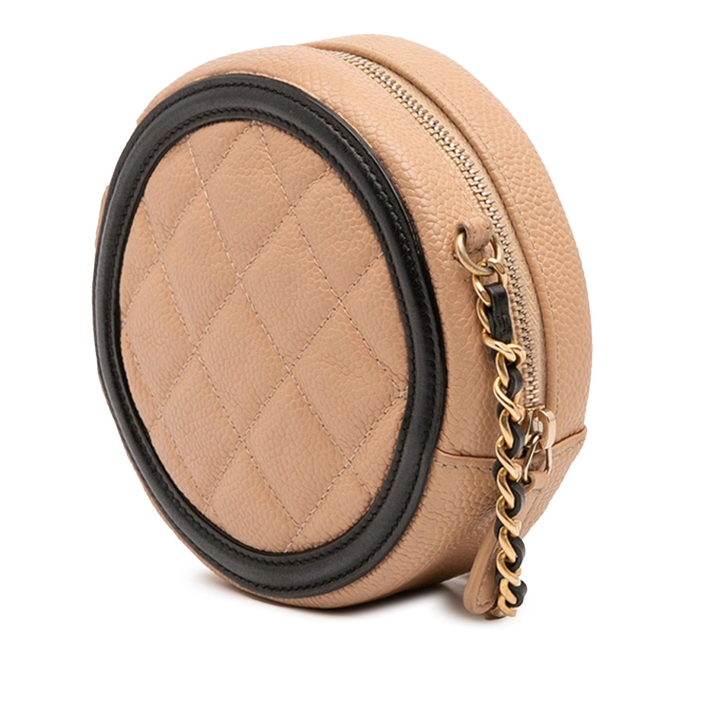 Chanel Caviar CC Filigree Round Crossbody Bag Crossbody 8