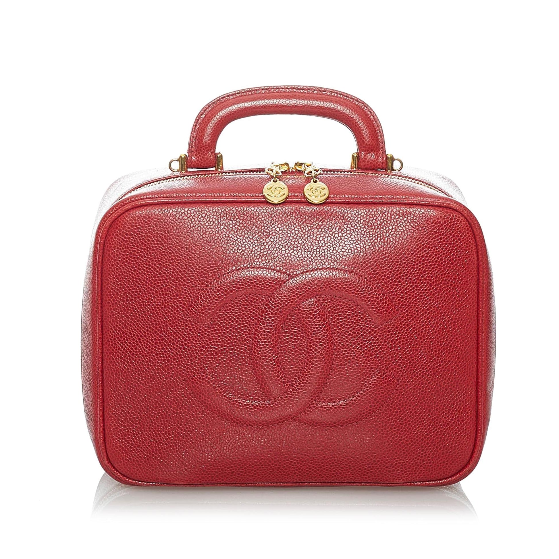 Chanel Caviar CC Lunch Box Vanity SHG-PrqR71 Handbag