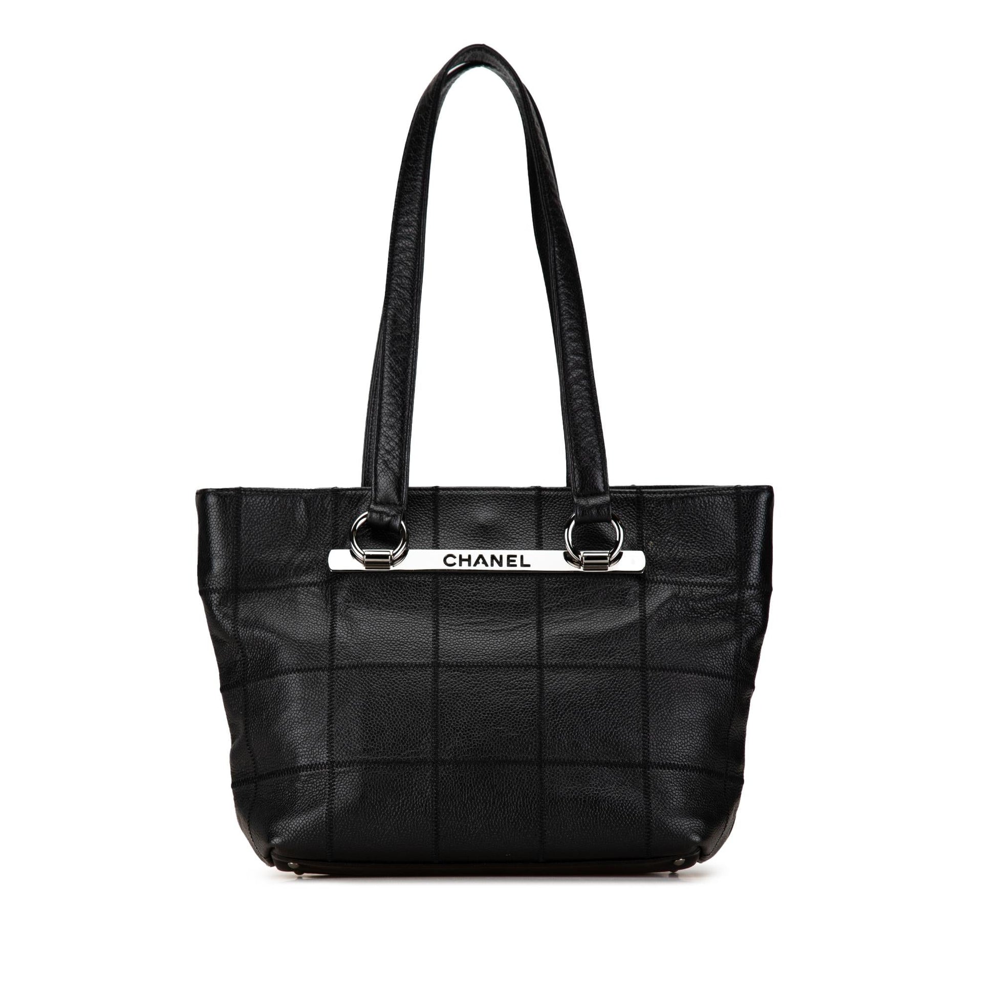 Chanel Caviar Choco Bar Tote Bag Tote 2