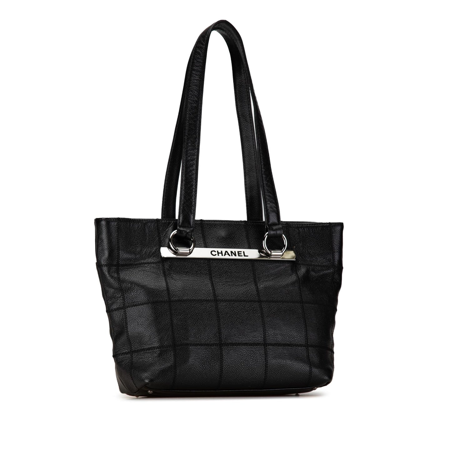 Chanel Caviar Choco Bar Tote Bag Tote 4