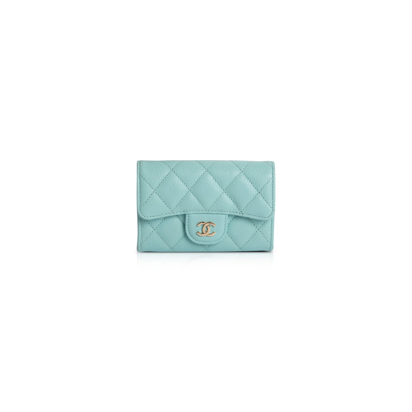 Chanel Caviar Classic Card Holder Wallet Case