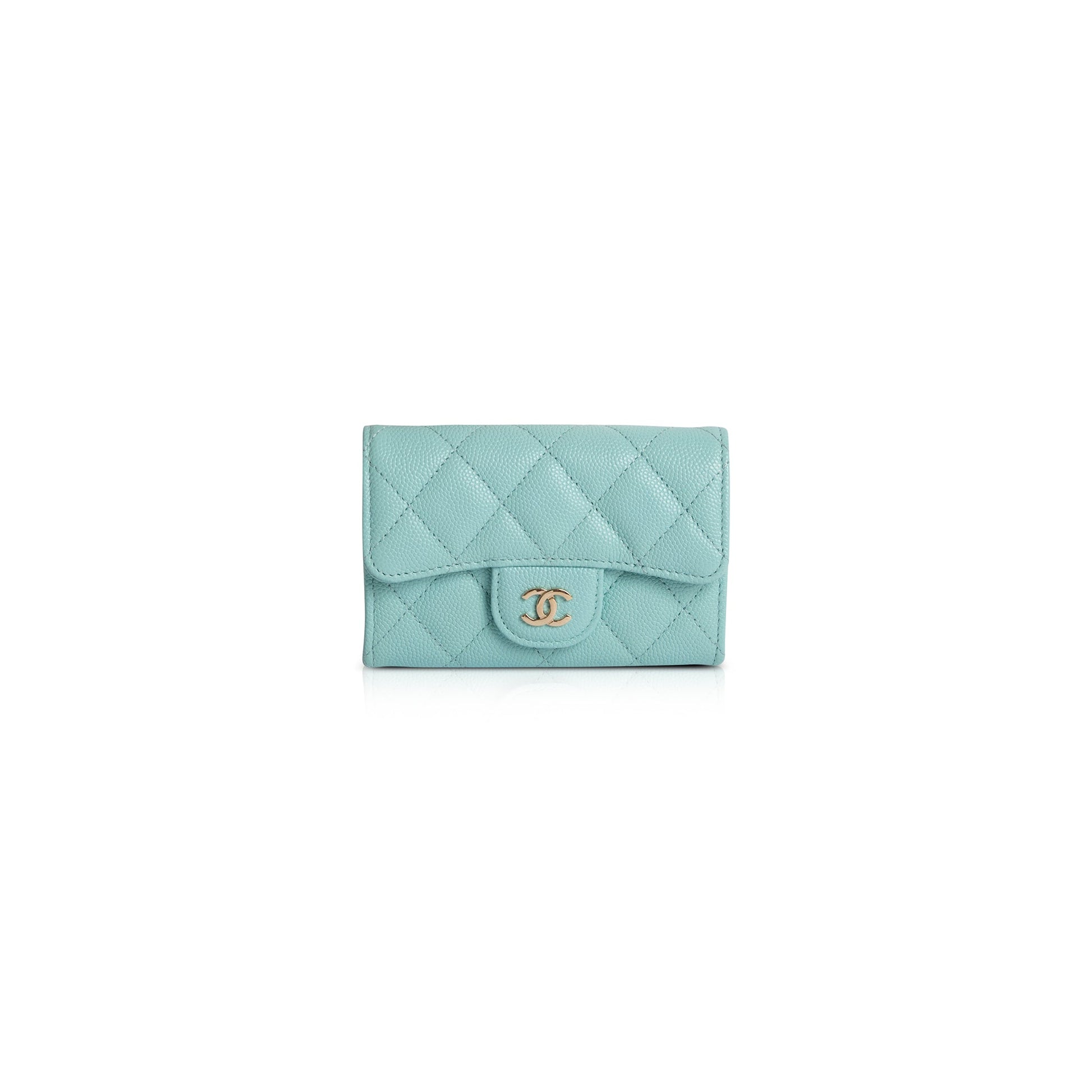 Chanel Caviar Classic Card Holder Wallet Case