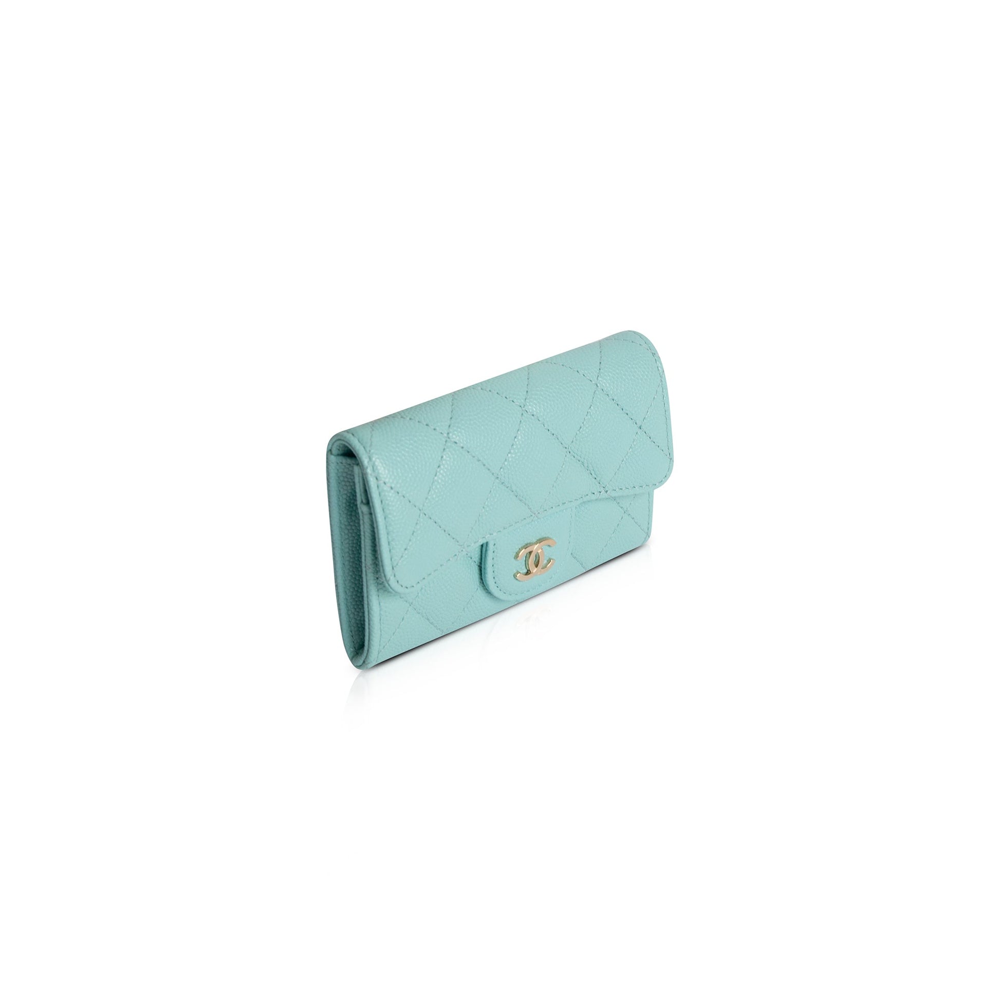 Chanel Caviar Classic Card Holder Wallet Case