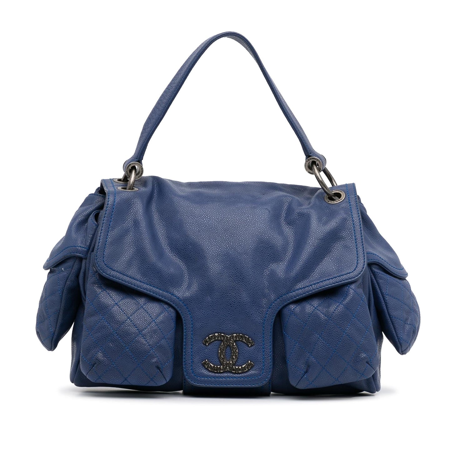 Chanel Caviar Coco Rider Flap SHG-pwe1pn Shoulder Bag