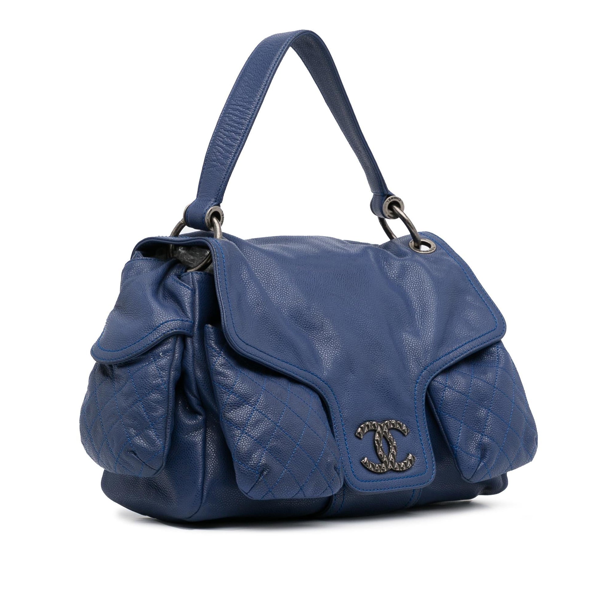 Chanel Caviar Coco Rider Flap SHG-pwe1pn Shoulder Bag