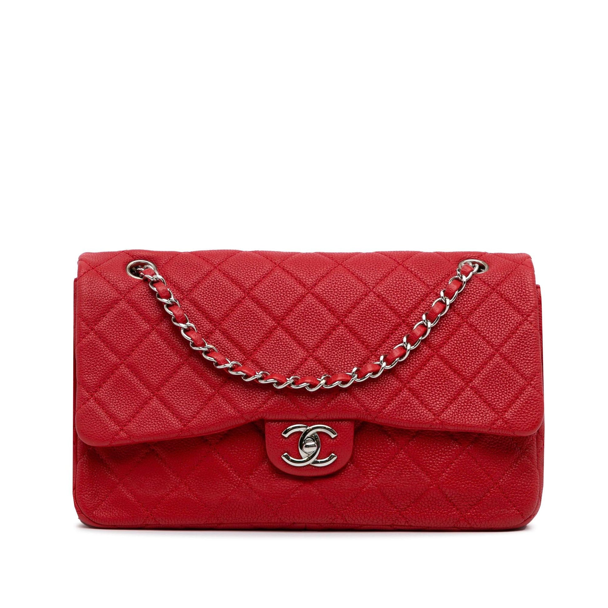 Chanel Caviar Double Compartment CC Flap SHG-BhsLJG Handbag