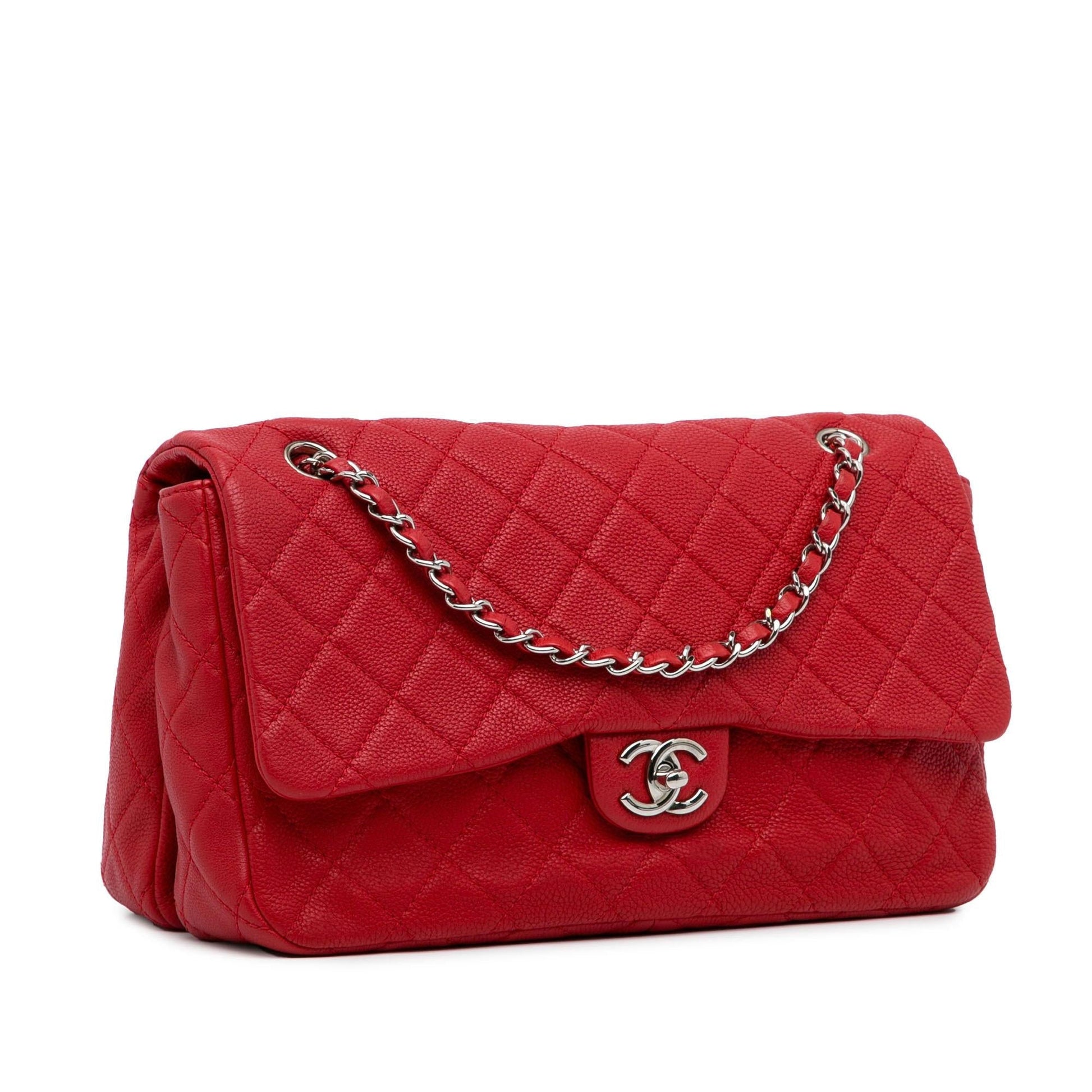 Chanel Caviar Double Compartment CC Flap SHG-BhsLJG Handbag
