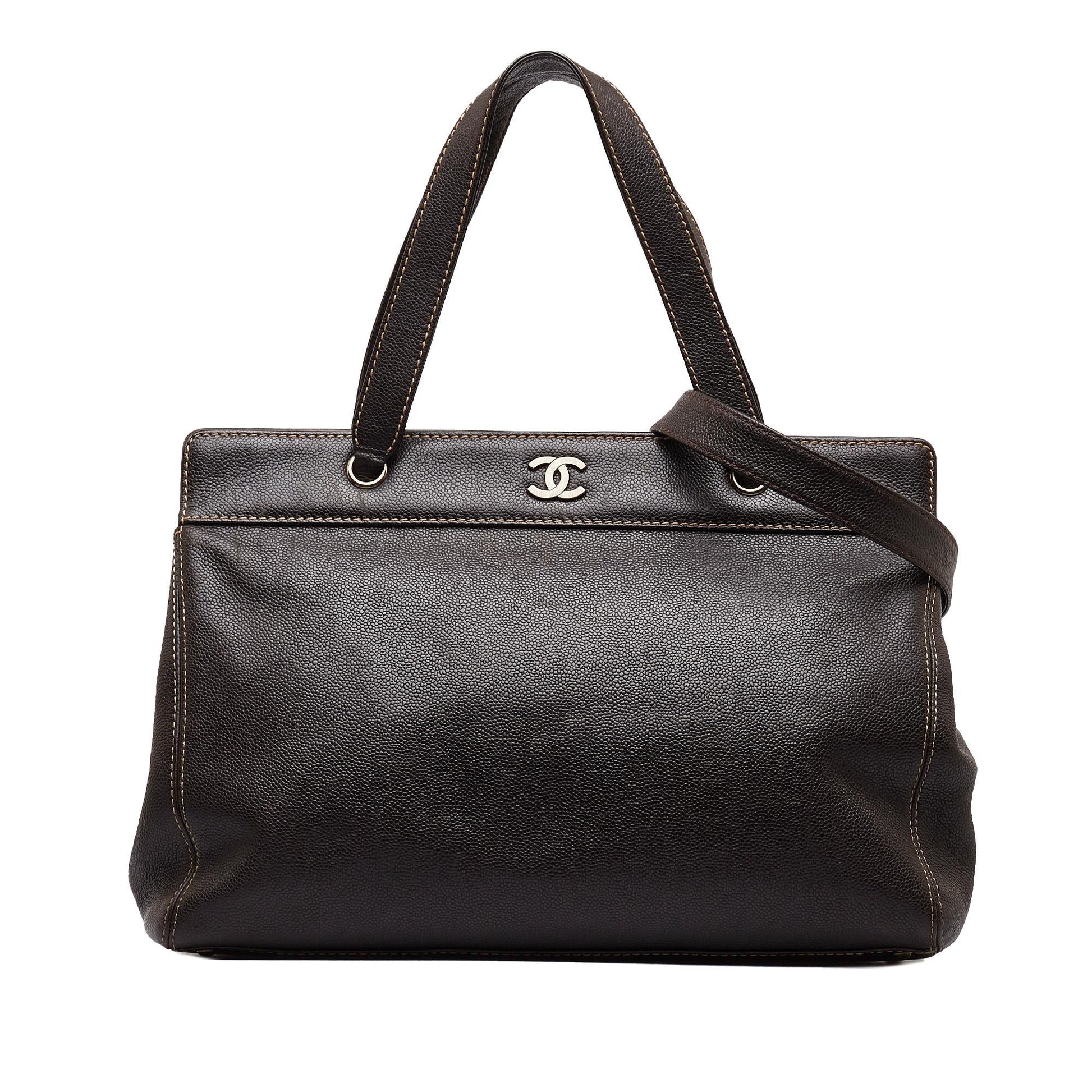 Chanel Caviar Executive Satchel SHG-eZQRll Satchel Bag