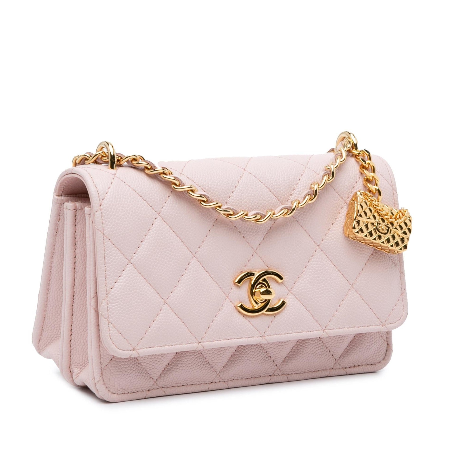 Chanel Caviar Flap Charm on SHG-4u15E1 Key Chain