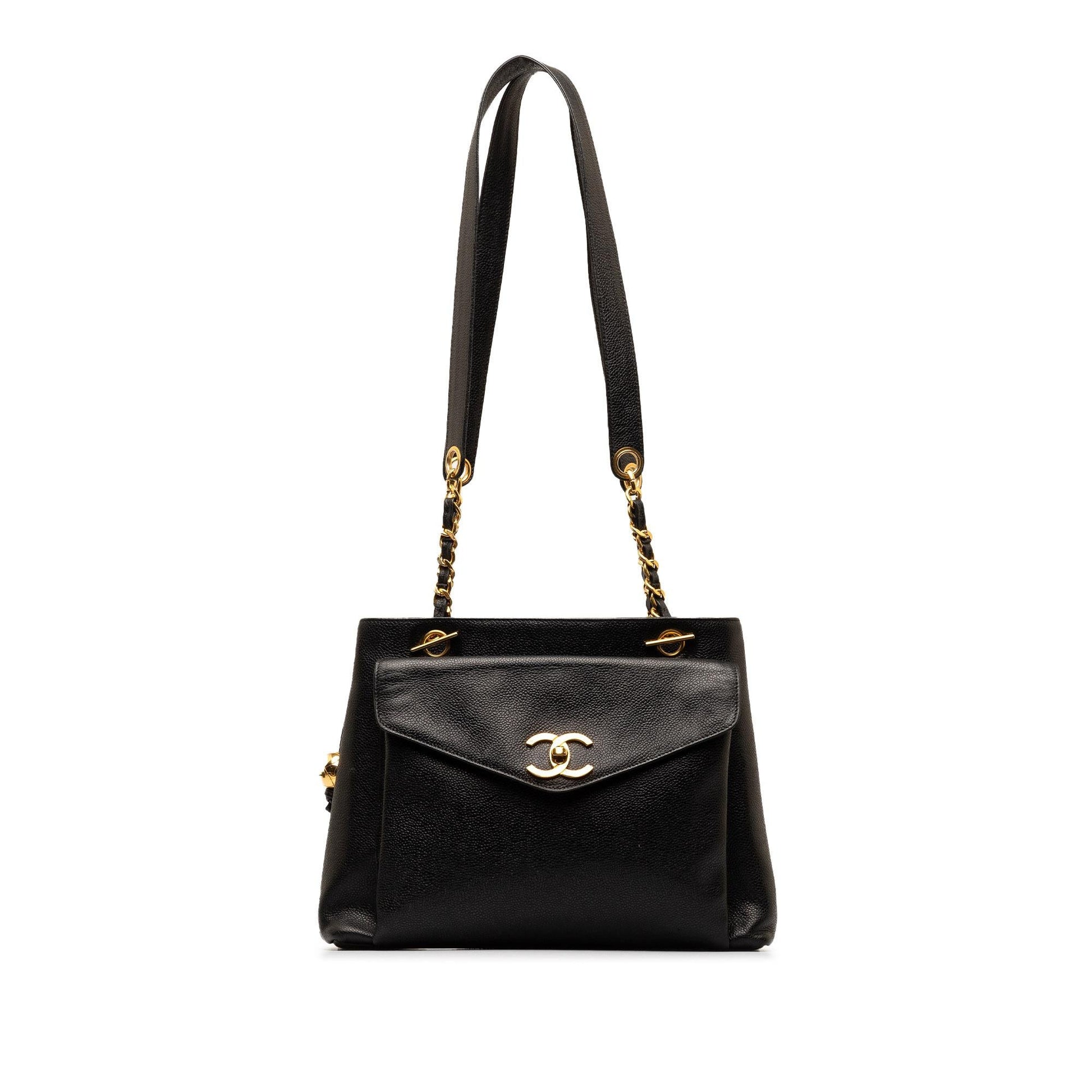 Chanel Caviar Front Pocket SHG-XrkGWG Tote Bag
